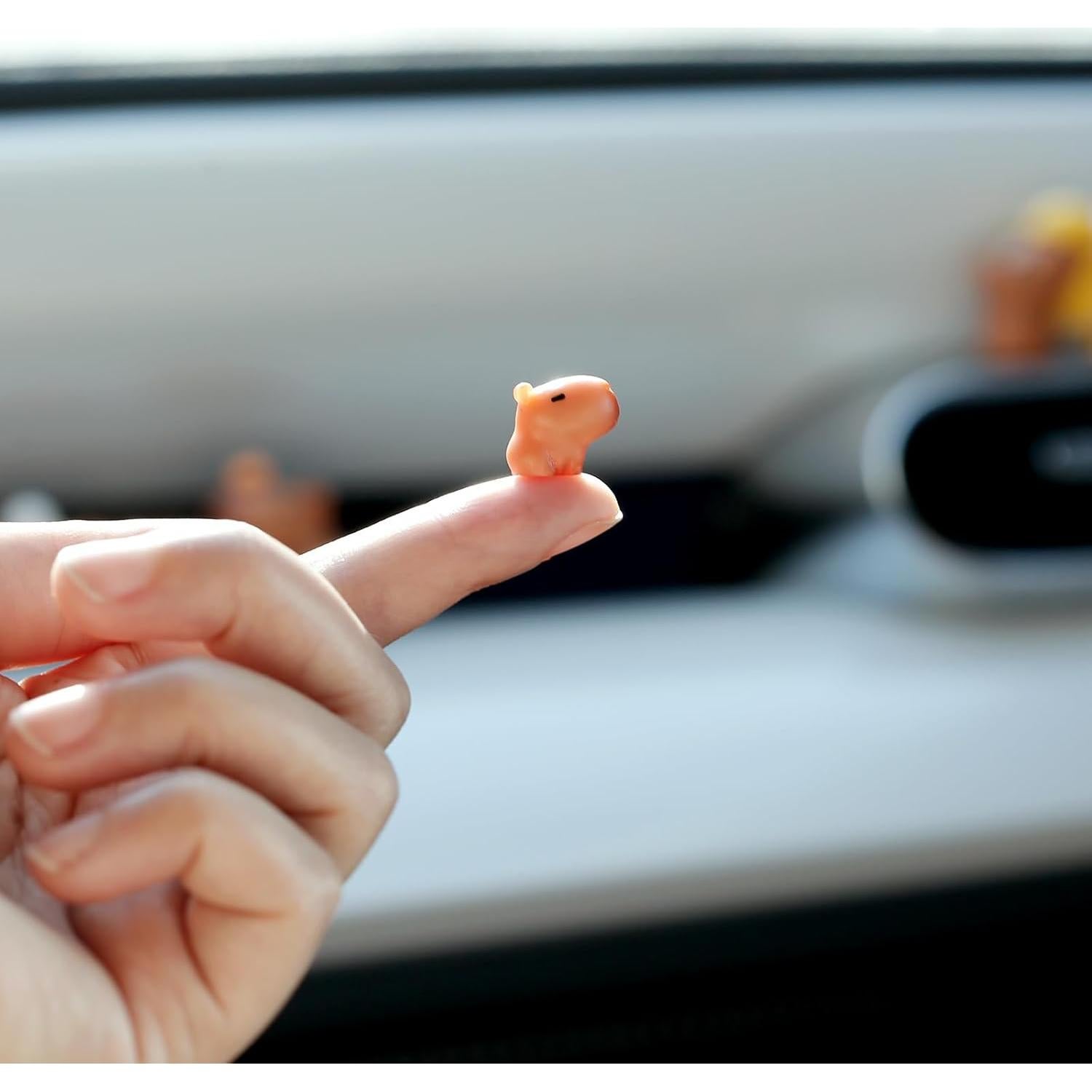 Figuras Mini Capibara YGMONER - Juego de 9 Piezas Decorativas