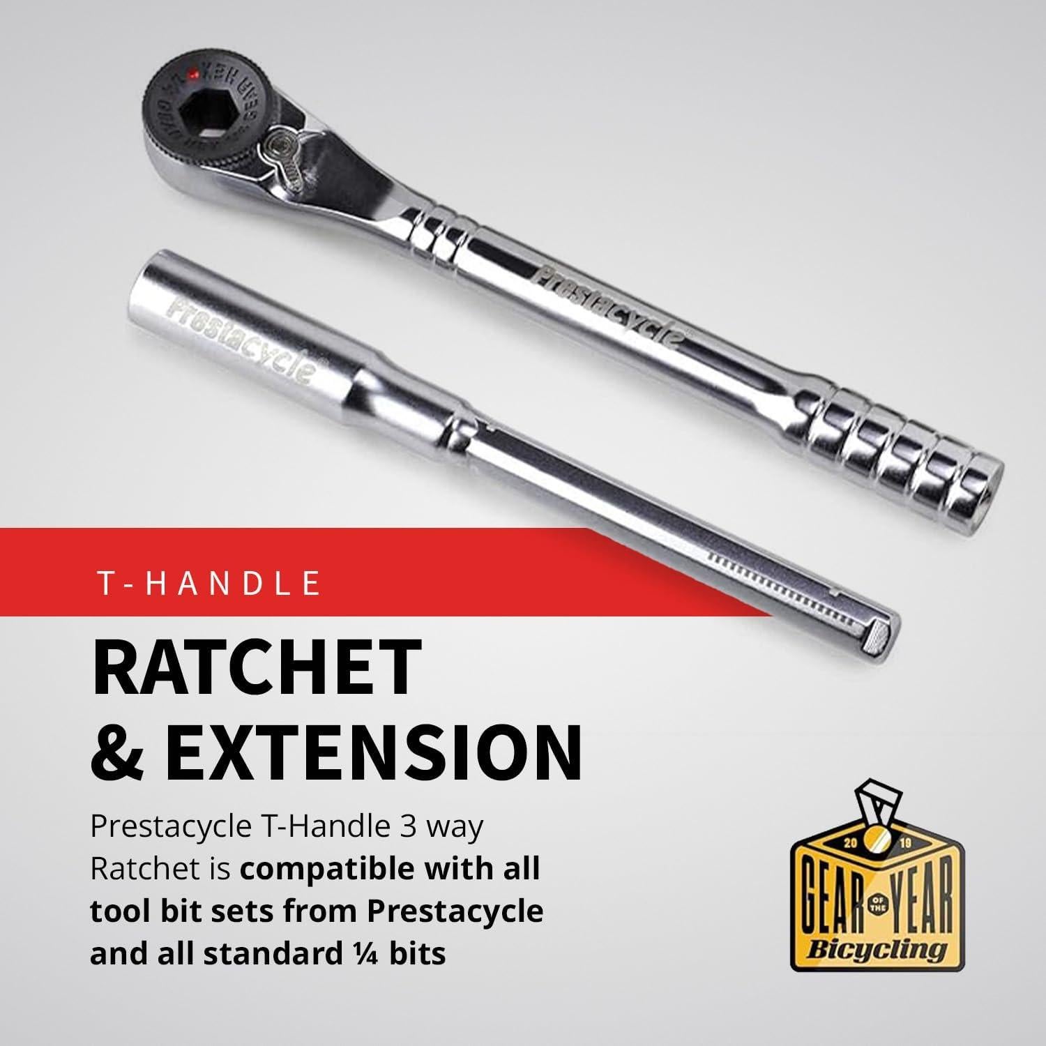 Herramienta Ratchet Prestacycle T-Handle 60Nm Compacta
