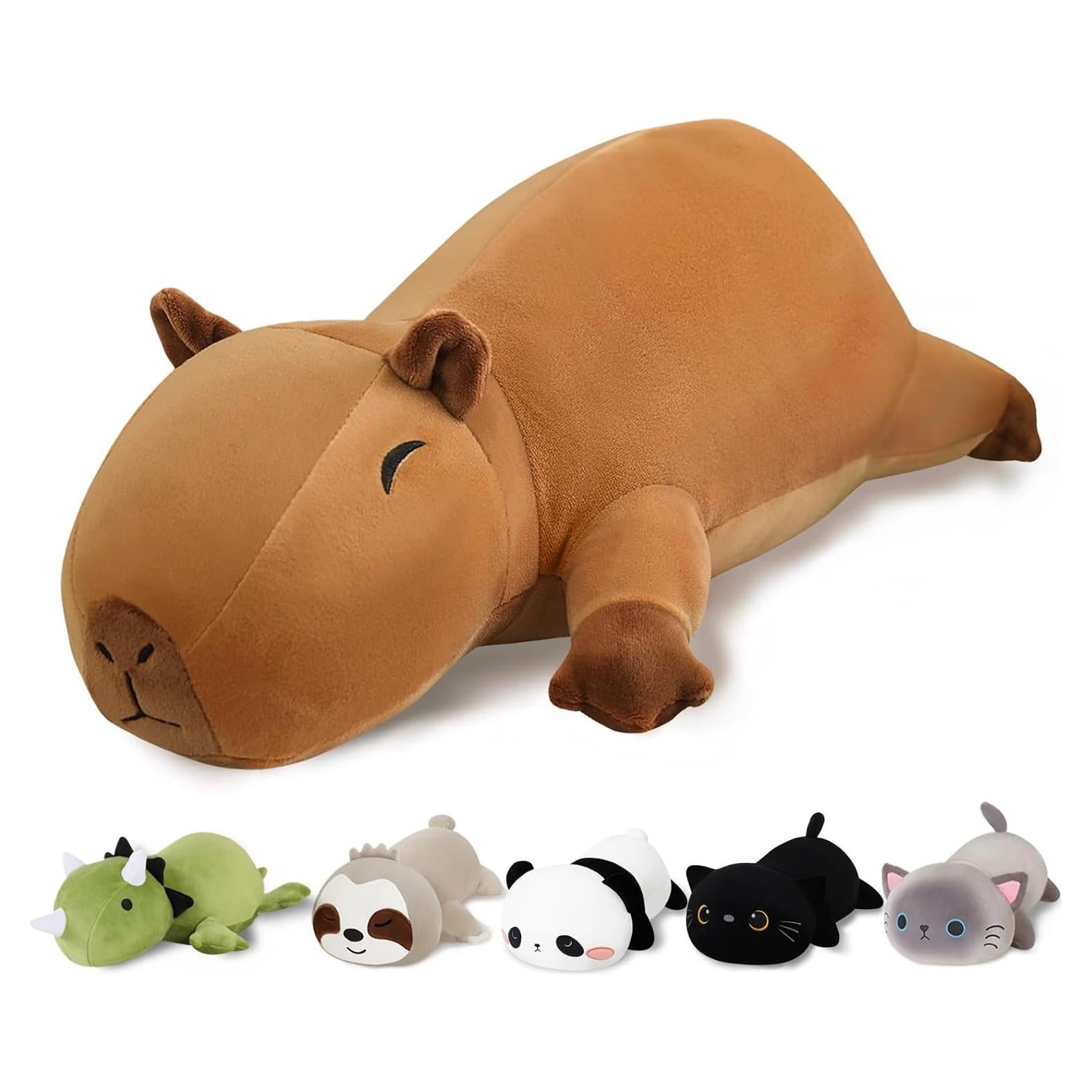 Peluche Capibara Pesado Finebee 25 cm 0.36 kg Suave