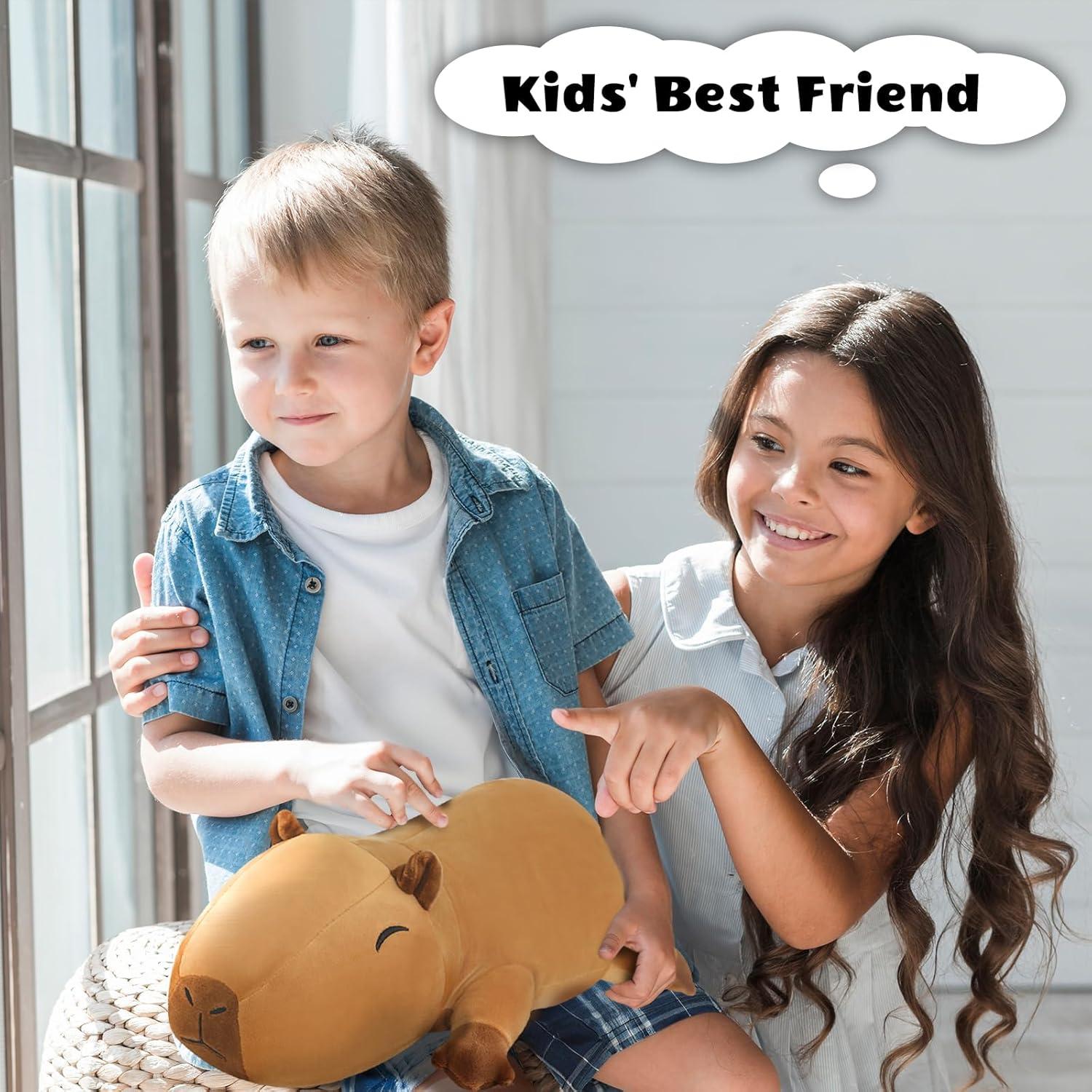 Peluche Capibara Pesado Finebee 25 cm 0.36 kg Suave