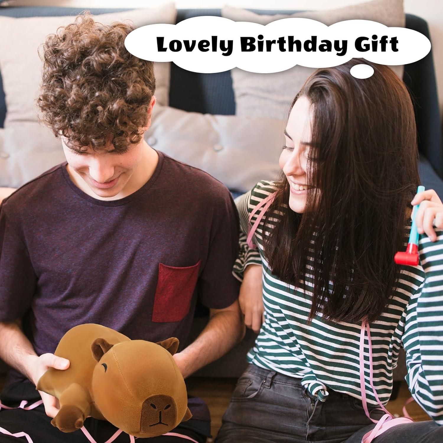 Peluche Capibara Pesado Finebee 25 cm 0.36 kg Suave