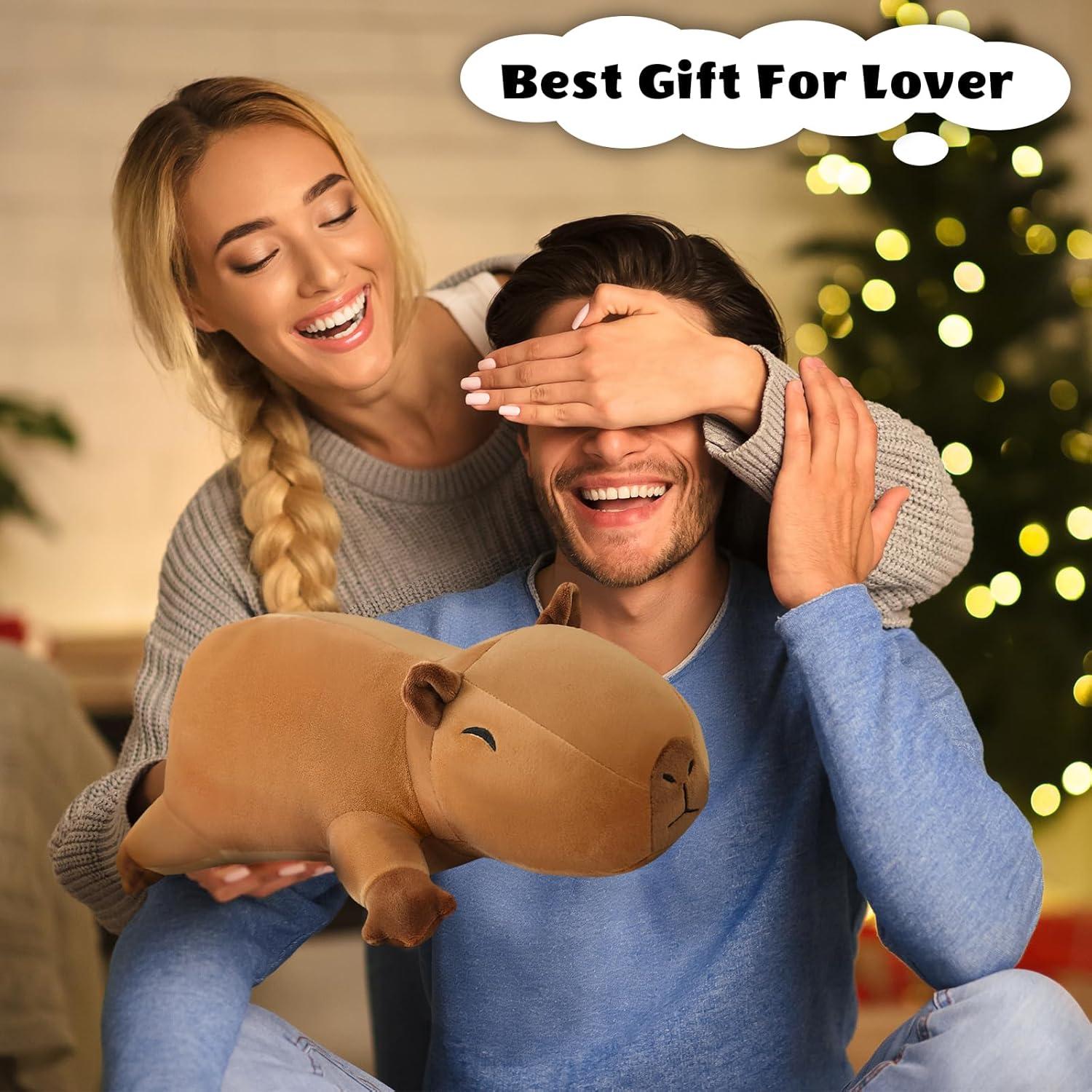 Peluche Capibara Pesado Finebee 25 cm 0.36 kg Suave