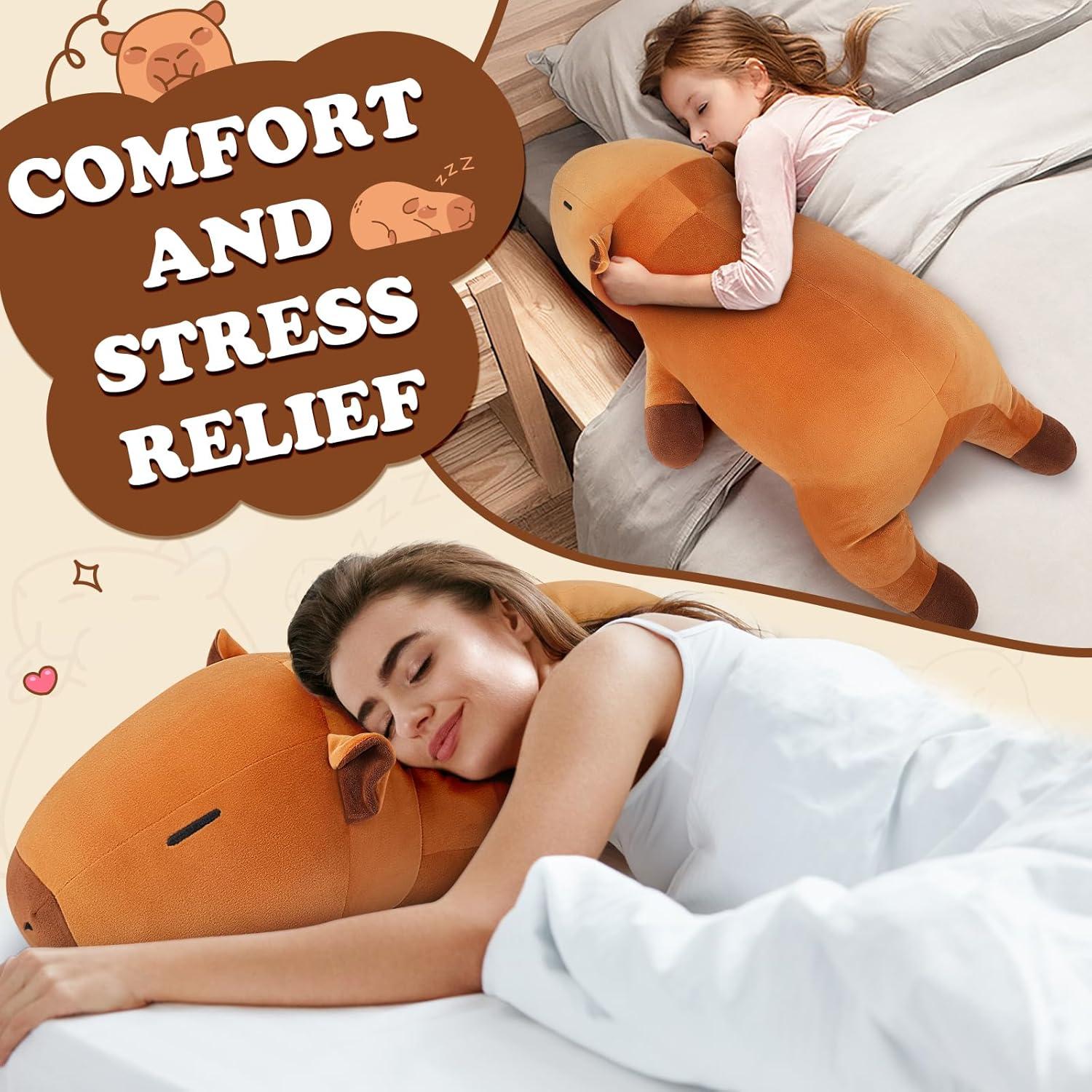 Peluche de Capibara Gigante 76.2 cm - Comienzo Auspicioso