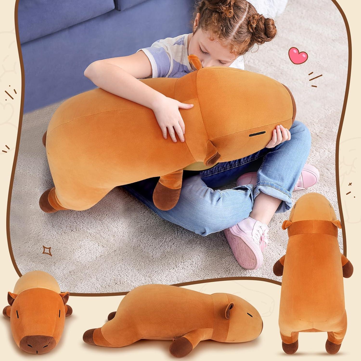 Peluche de Capibara Gigante 76.2 cm - Comienzo Auspicioso