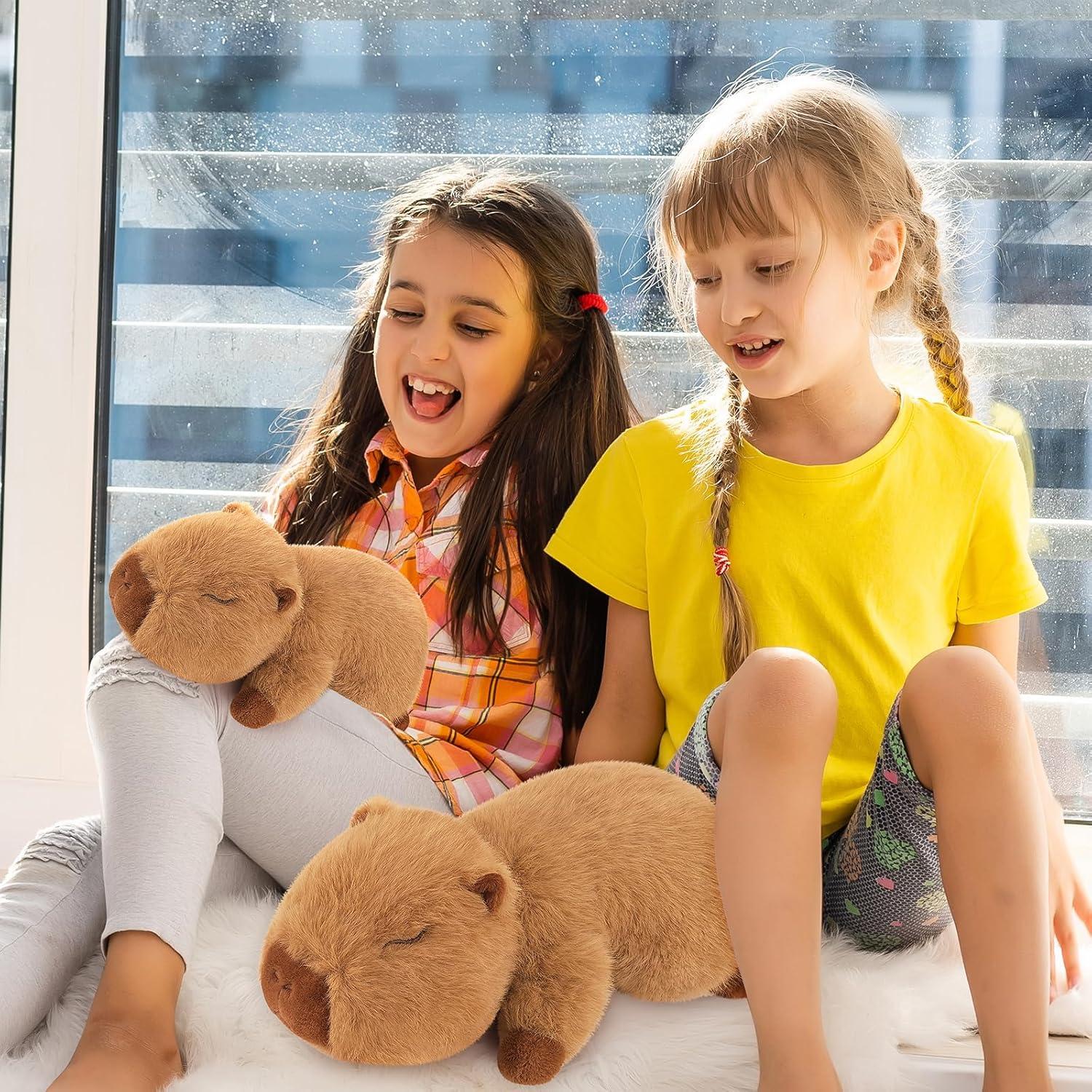 Peluche Capibara Kawaii 15" con Peso - Sprinqdawin