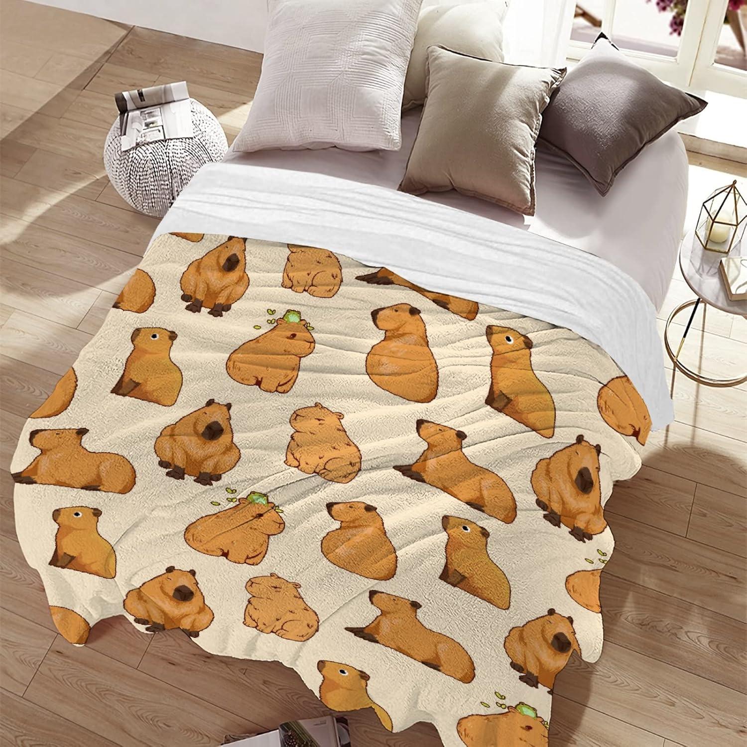 Manta de Franela Capibara Virudhaka 101.6x127 cm Suave