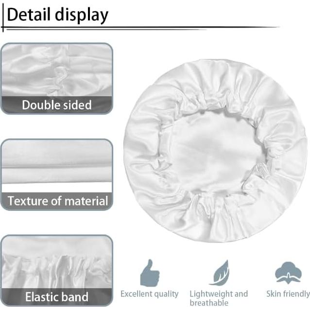 Gorro de Satén para Niños Babrukda 30x30 cm Suave y Transpirable