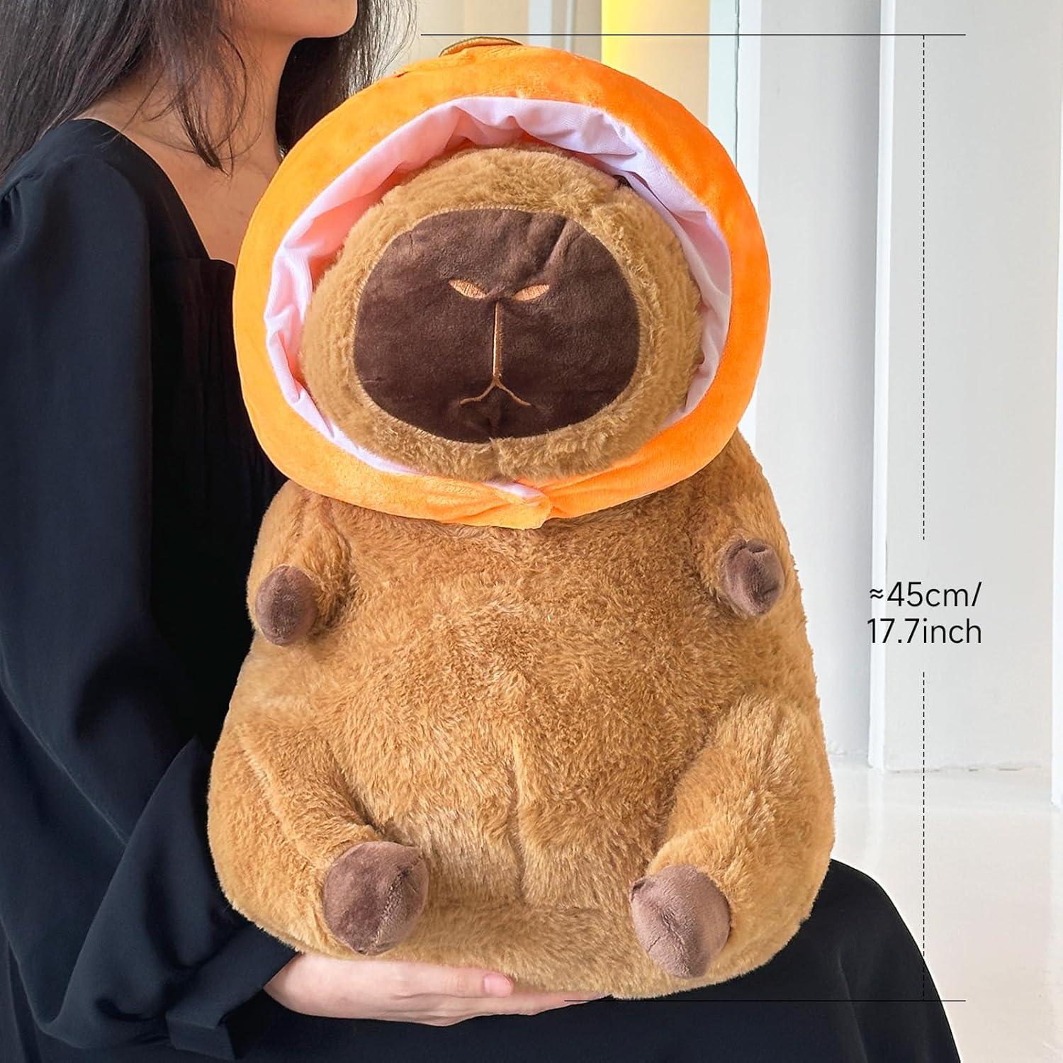 Juguete de Peluche Capibara Liraziva 45 cm Suave y Abrazable