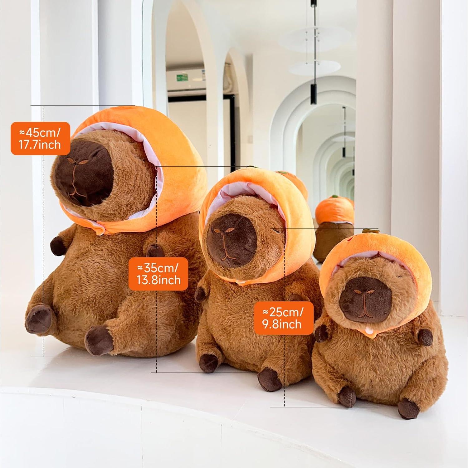 Juguete de Peluche Capibara Liraziva 45 cm Suave y Abrazable