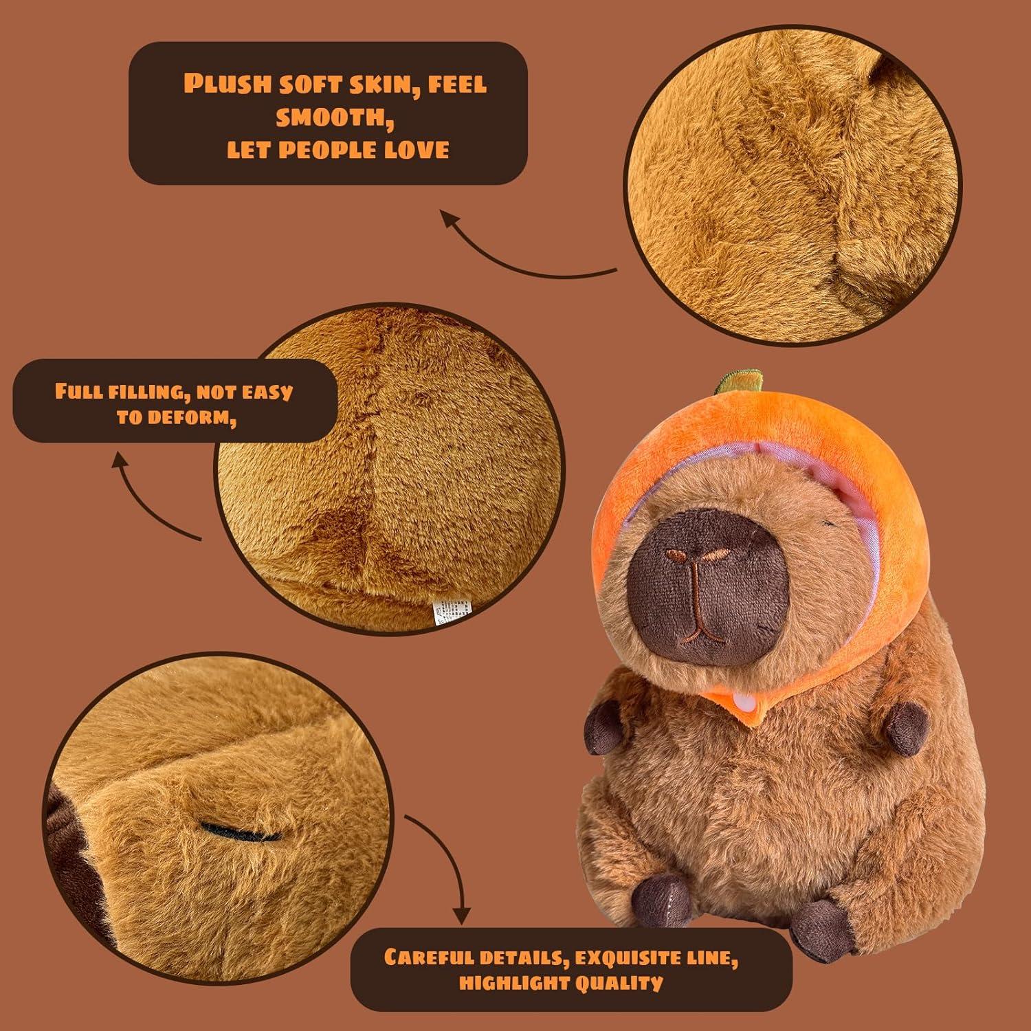 Juguete de Peluche Capibara Liraziva 45 cm Suave y Abrazable