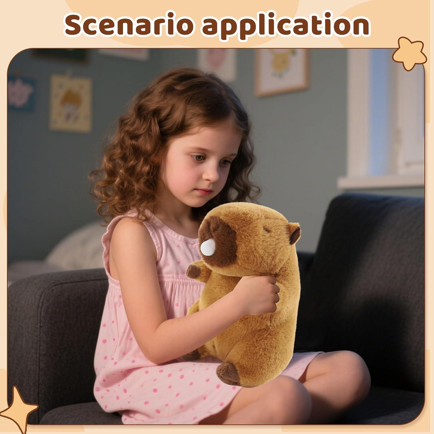 Peluche Capibara Sew Butiful 20 cm para Bebés y Niños