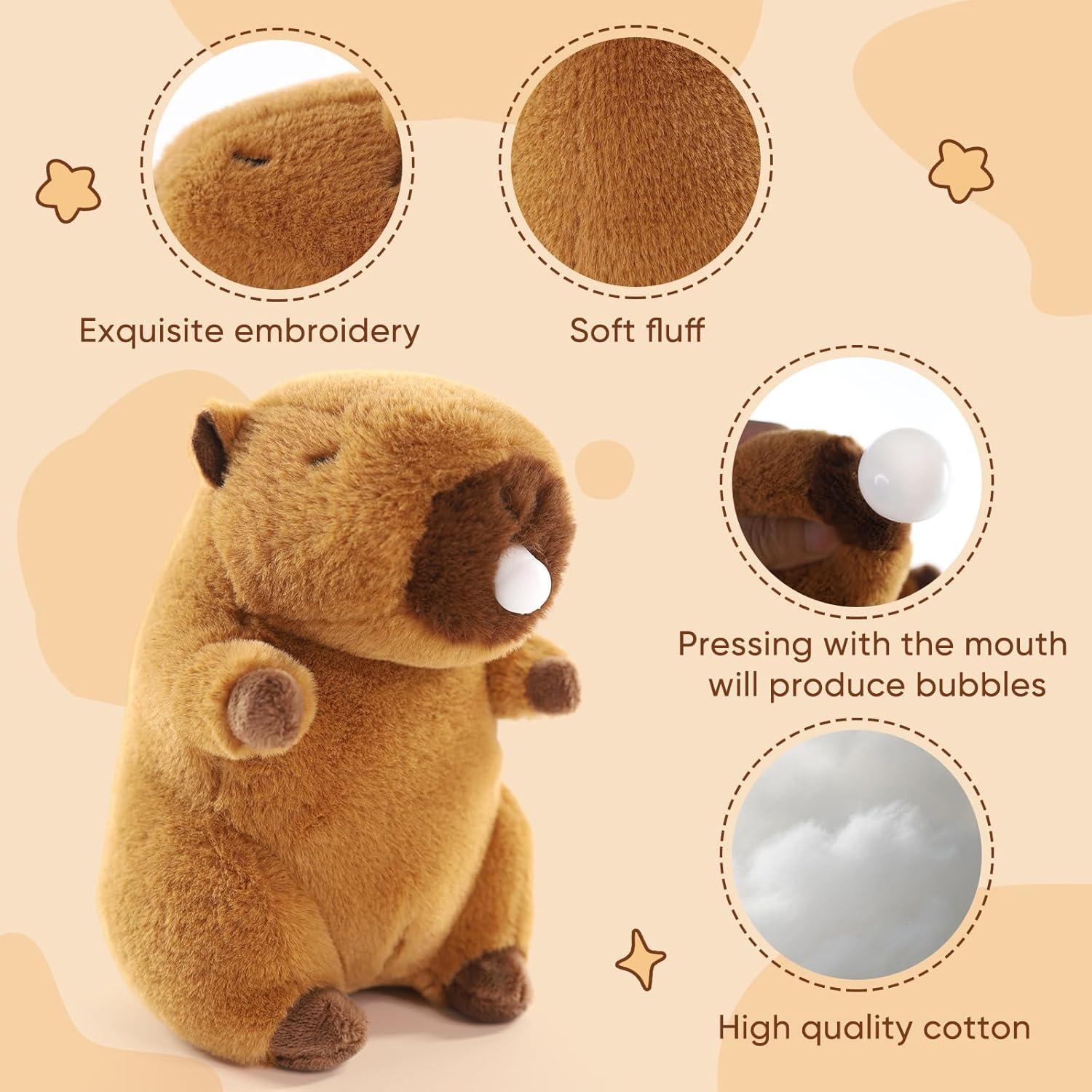 Peluche Capibara Sew Butiful 20 cm para Bebés y Niños