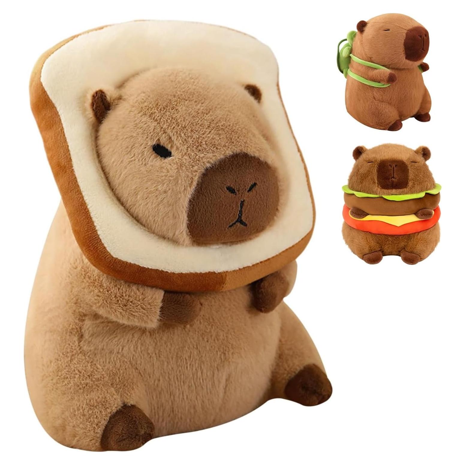 Peluches Capibara con Auriculares Usables 28 cm LVQING