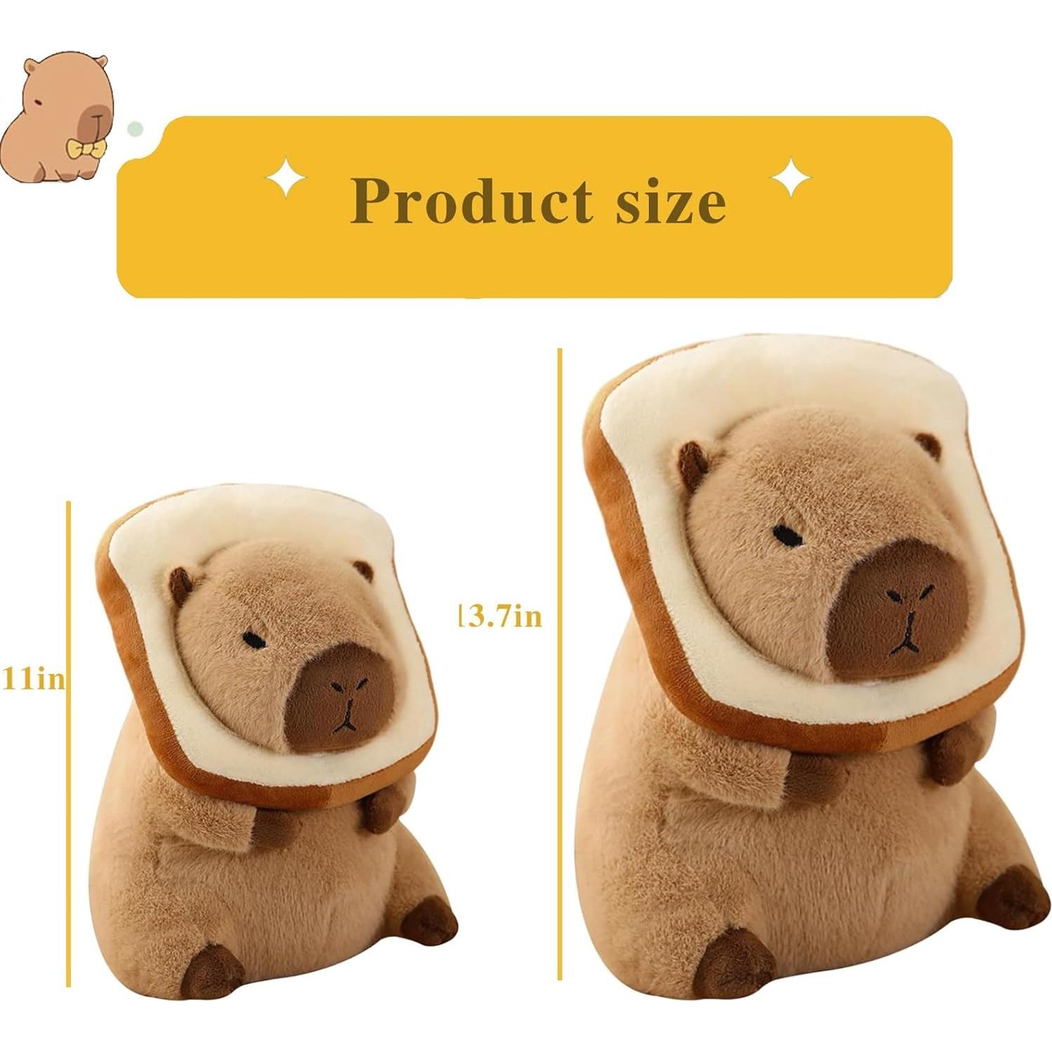 Peluches Capibara con Auriculares Usables 28 cm LVQING