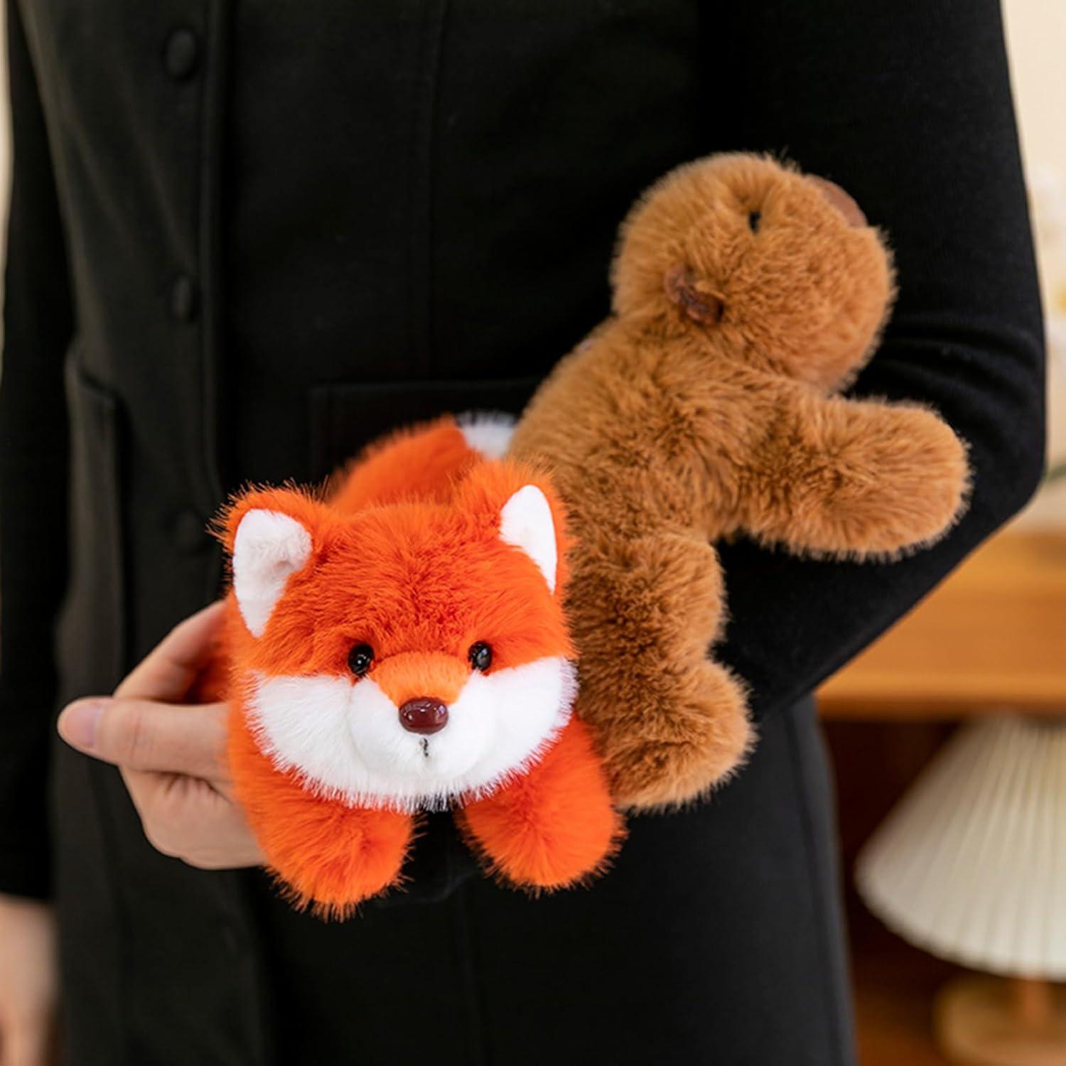 Peluche Capibara PEACH CAT 17.78 cm Suave y Abrazable