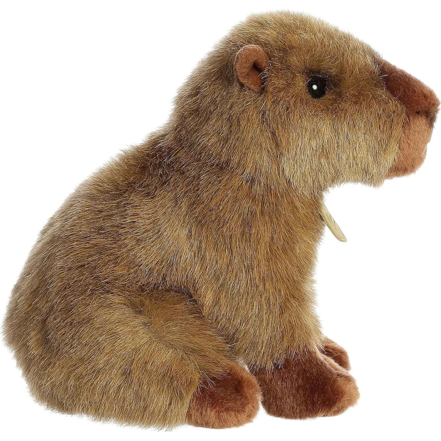 Peluche Capibara Realista Aurora Miyoni 12.7 cm Marrón