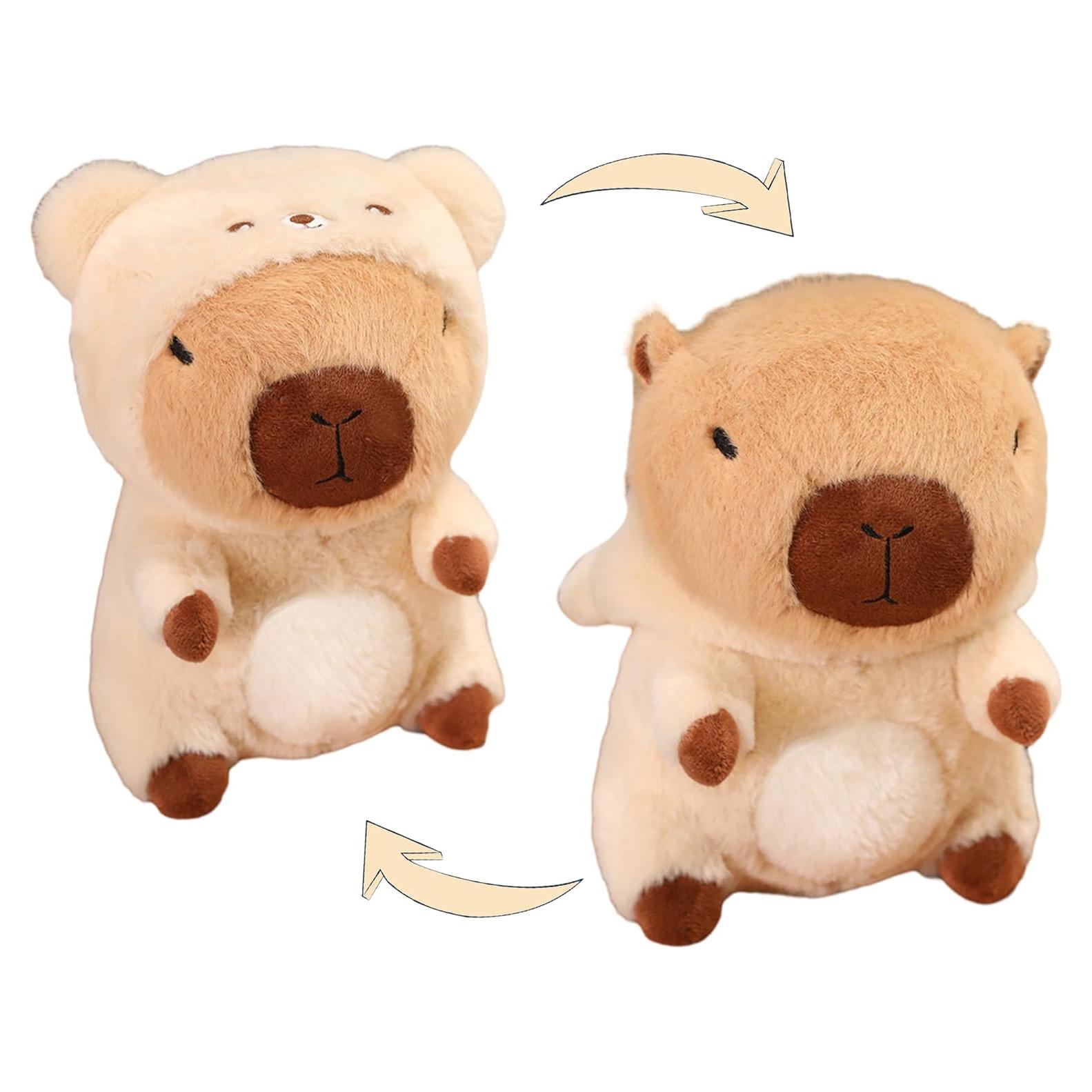Juguete de Peluche Capibara TONGSONG 25.4 cm Oso Beige