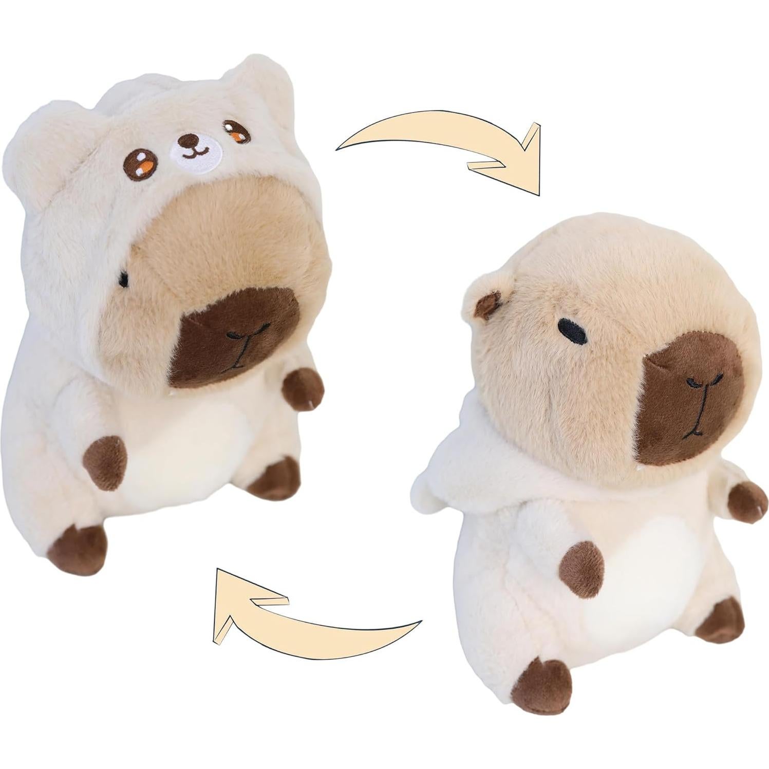 Juguete de Peluche Capibara TONGSONG 25.4 cm Oso Beige