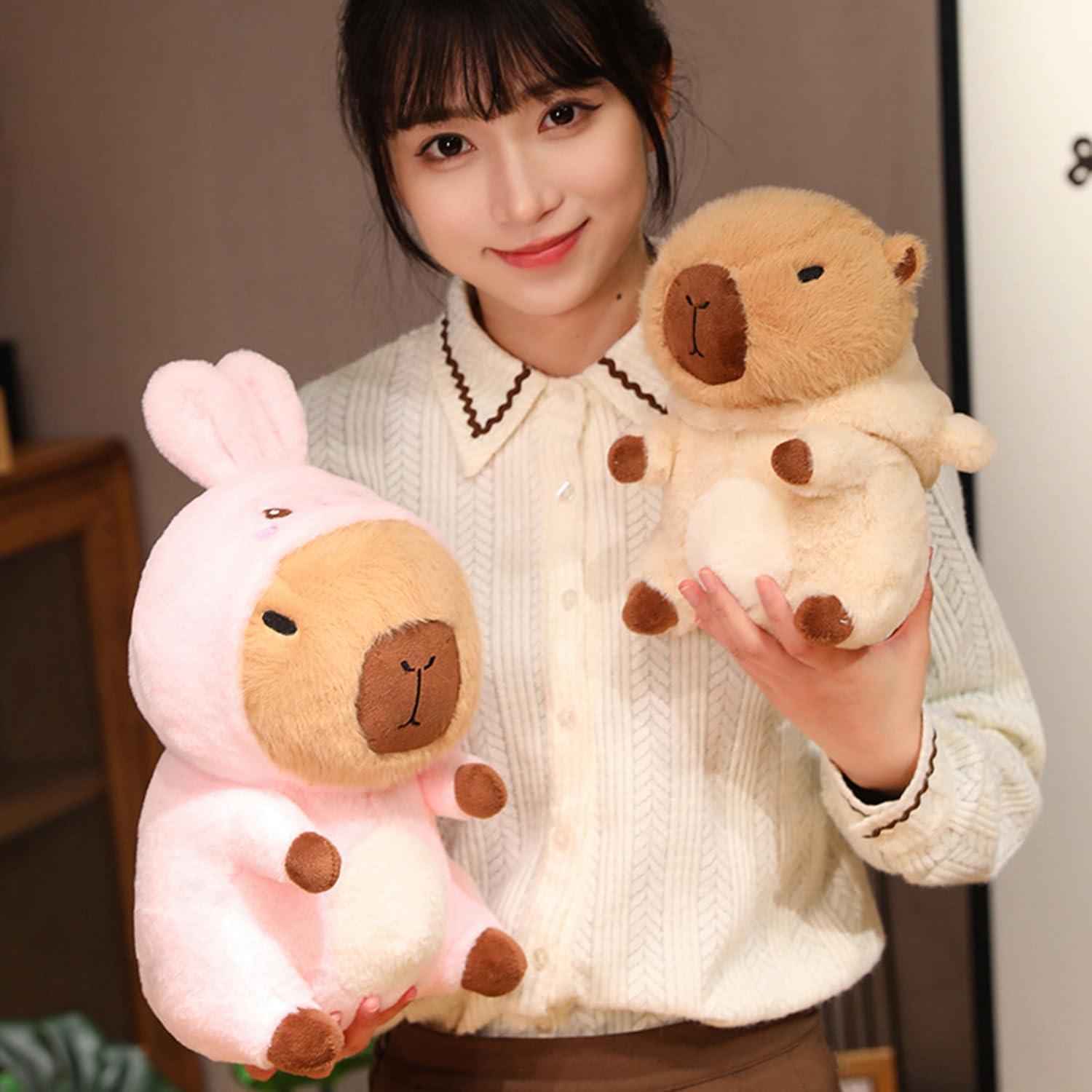 Juguete de Peluche Capibara TONGSONG 25.4 cm Oso Beige