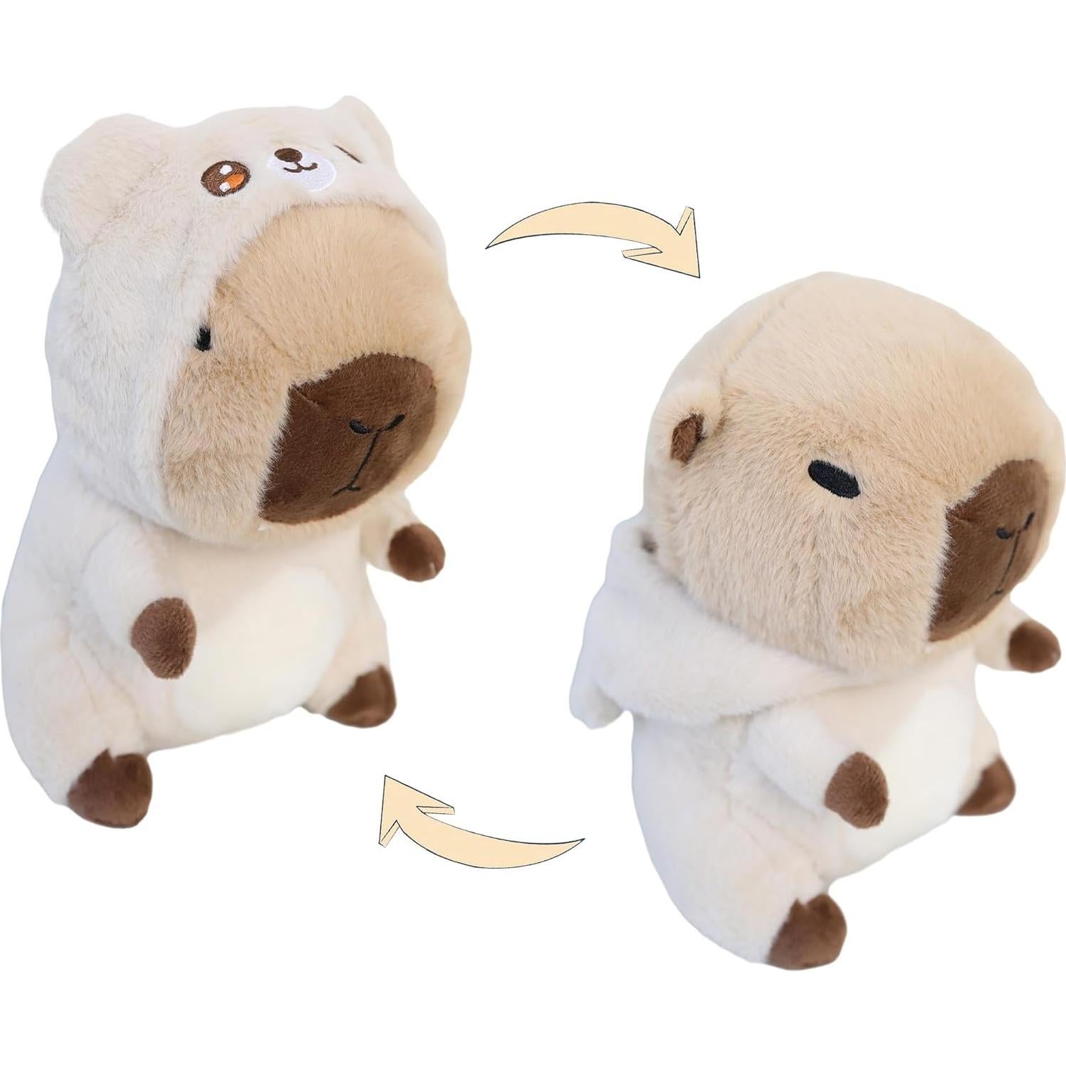 Juguete de Peluche Capibara TONGSONG 25.4 cm Oso Beige