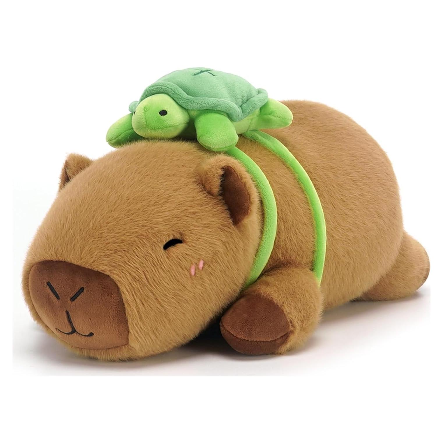 Peluche Capibara con Peso SQEQE 25 cm para Niños y Adultos