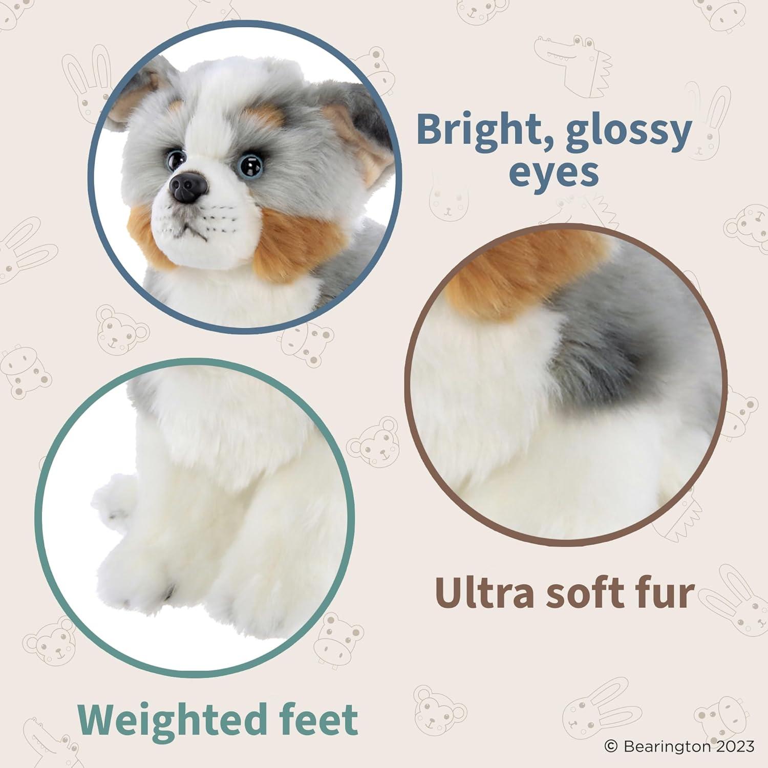 Perro de Peluche Bearington Hogan Pastor Australiano 33 cm