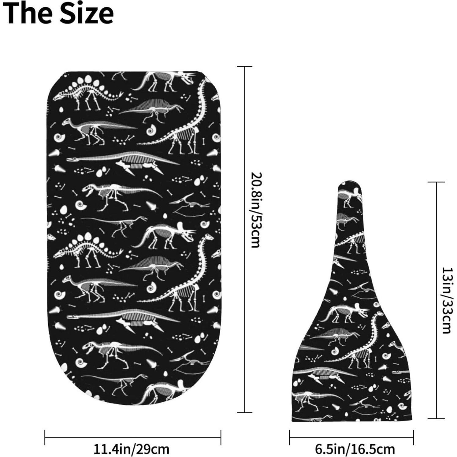 Manta Envueltos Bebés Ykklima Dinosaurio 53x29 cm con Sombrero