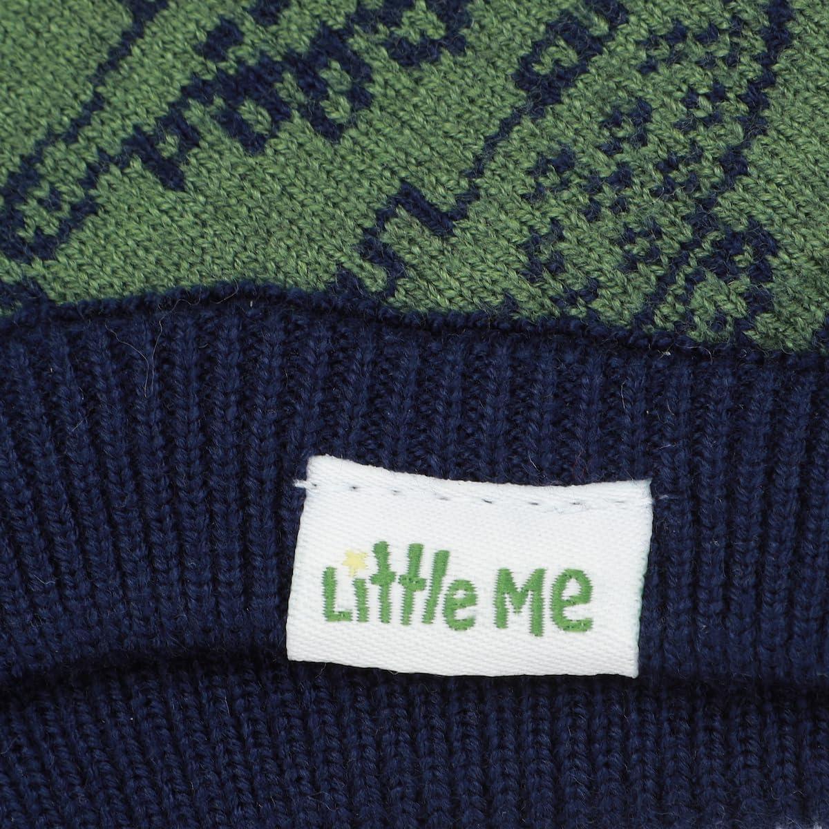 Conjunto Gorro y Manoplas Dinosaurio Estilo Peruano 0-24 meses