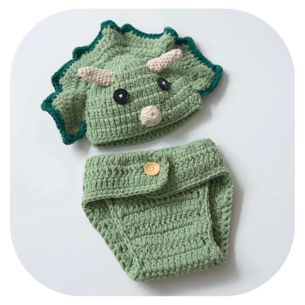 Atuendo de Fotografía para Recién Nacido Vemonllas Dinosaurio