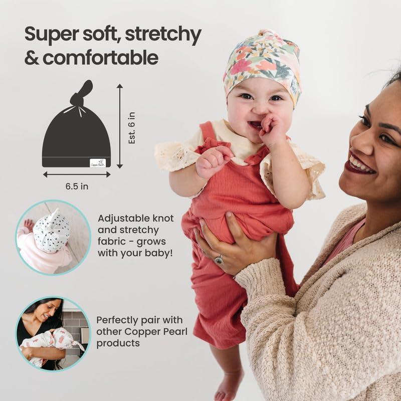 Gorro Beanie Beber Copper Pearl Ajustable Lucy 0-6 Meses