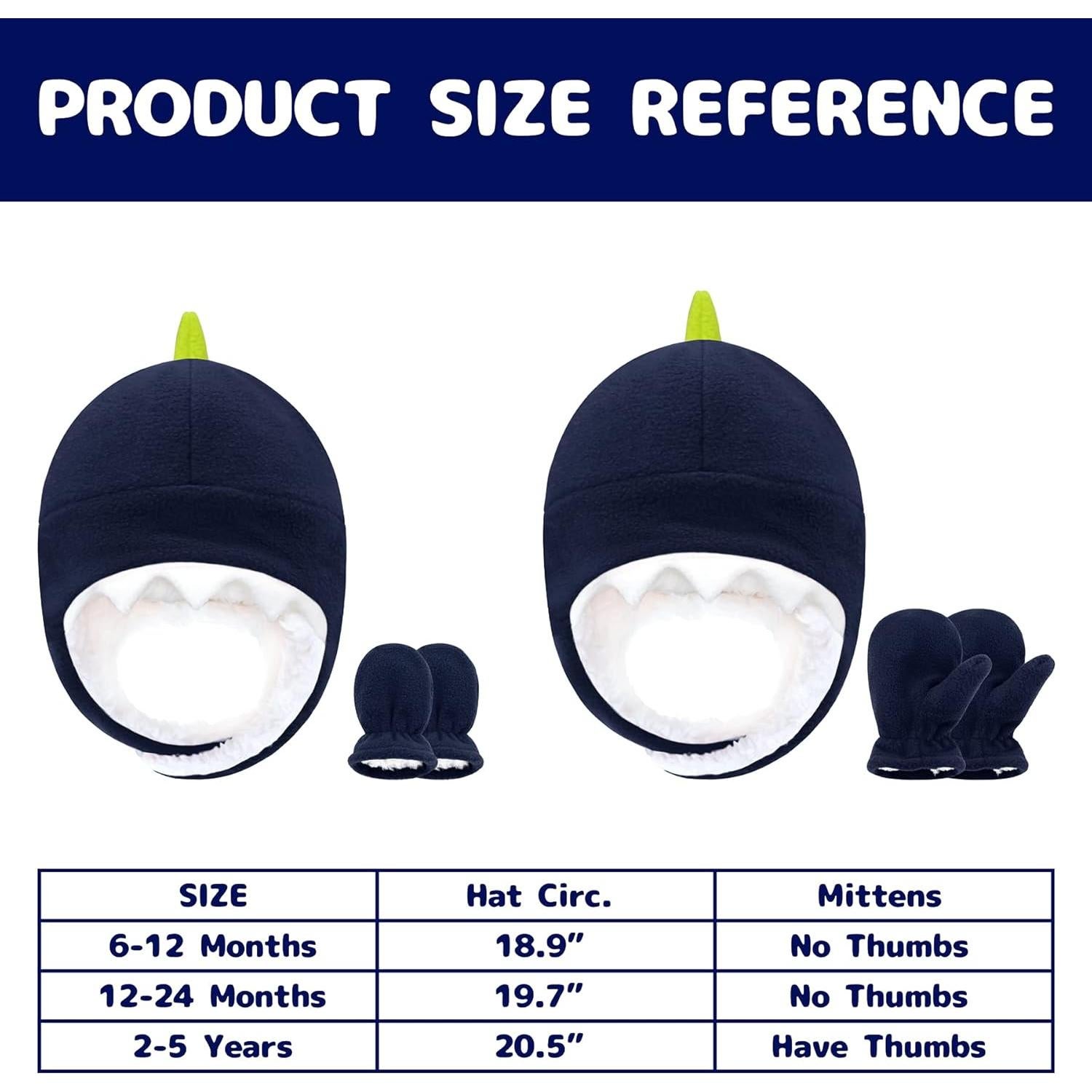 Conjunto Gorro y Manoplas Invierno Olreco Bebés 12-24 Meses