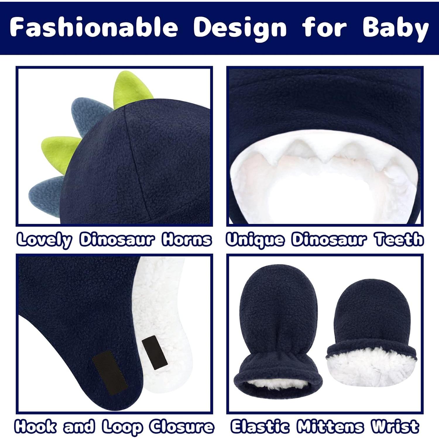 Conjunto Gorro y Manoplas Invierno Olreco Bebés 12-24 Meses