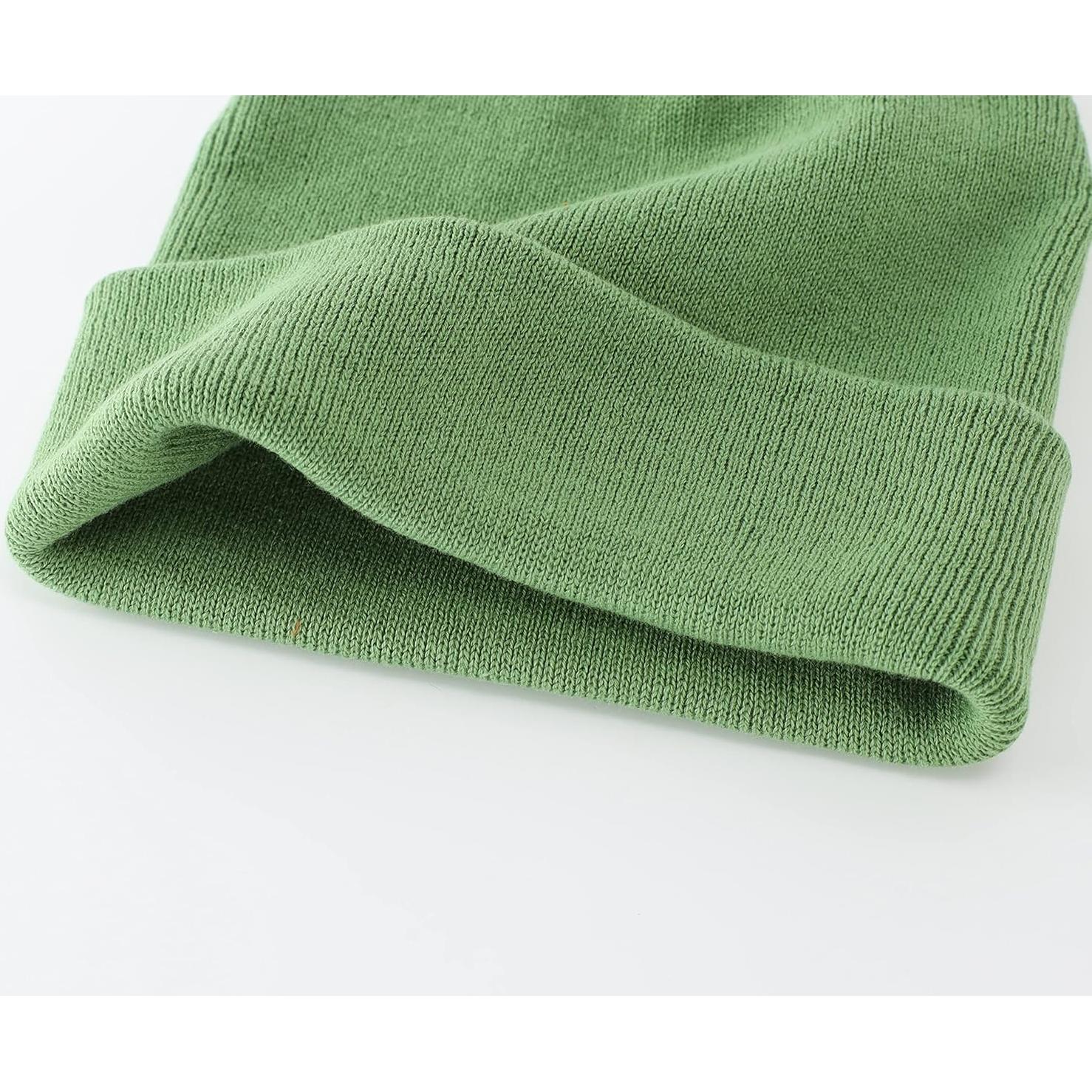 Gorro de Invierno Home Prefer Algodón Niños 0-7 Años Verde