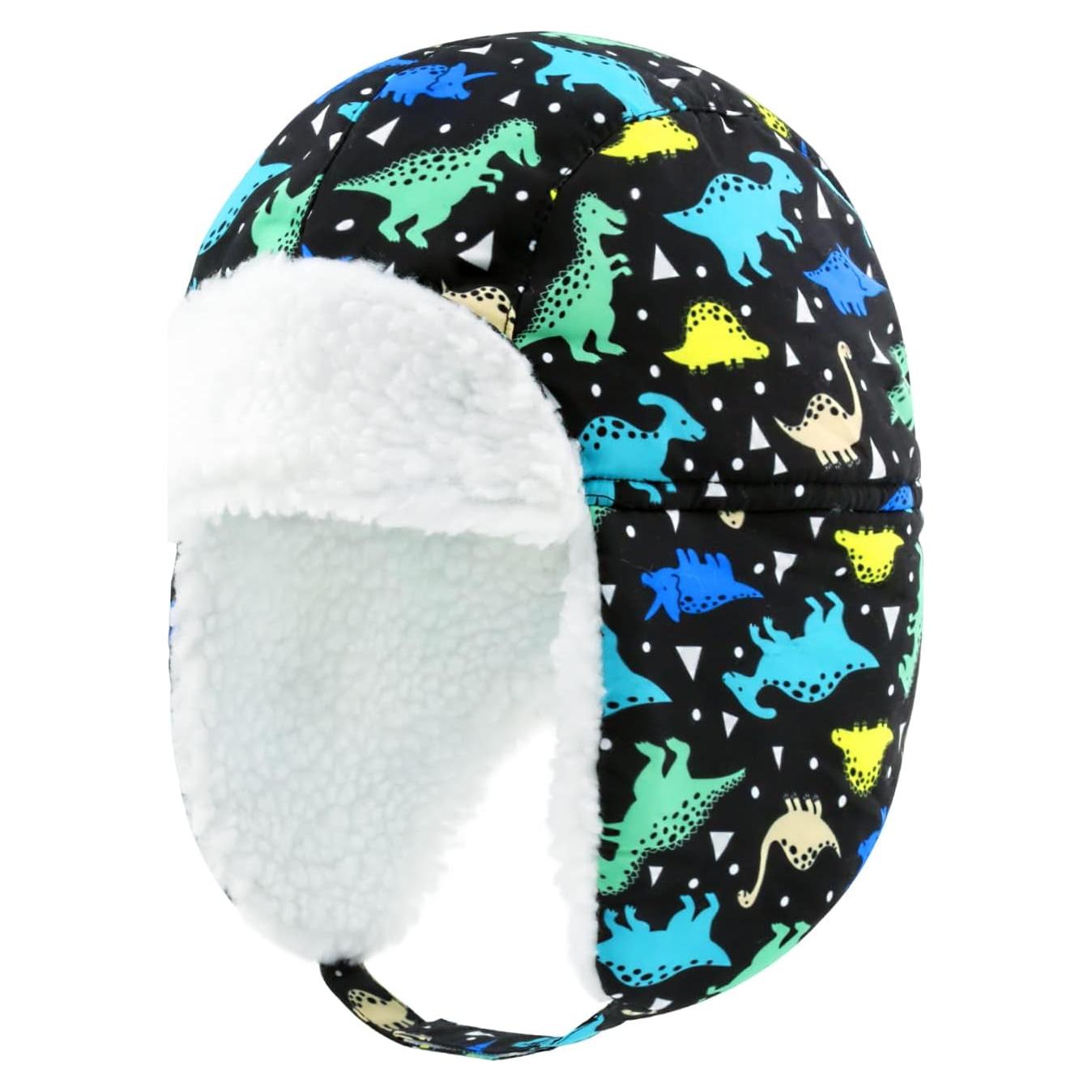 Sombrero Trapper BAVST para Niños 2-4T Dinosaurio Impermeable