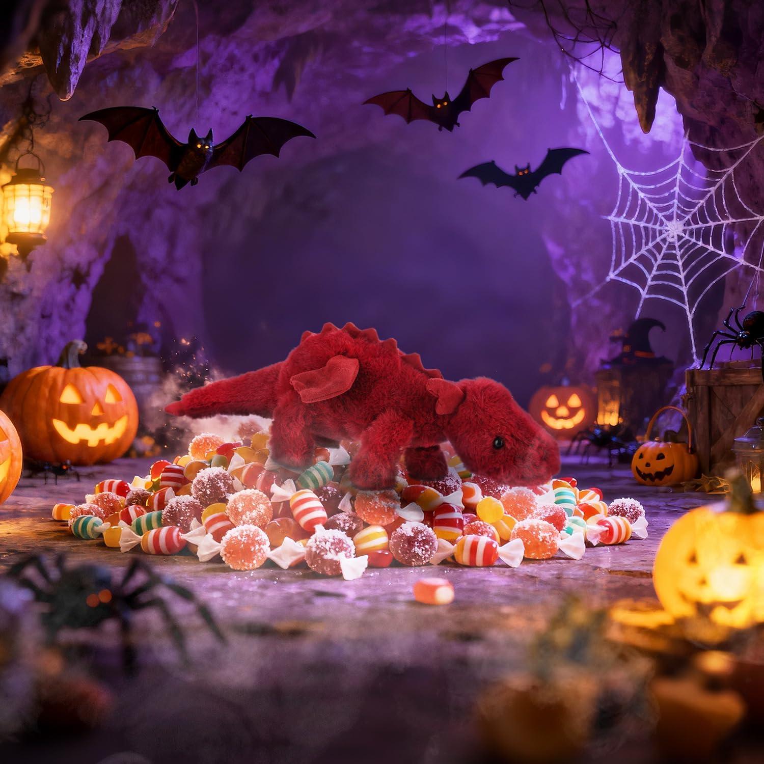 Juguete de Peluche Dragón Ciruela Acostado Apricot Lamb 38 cm