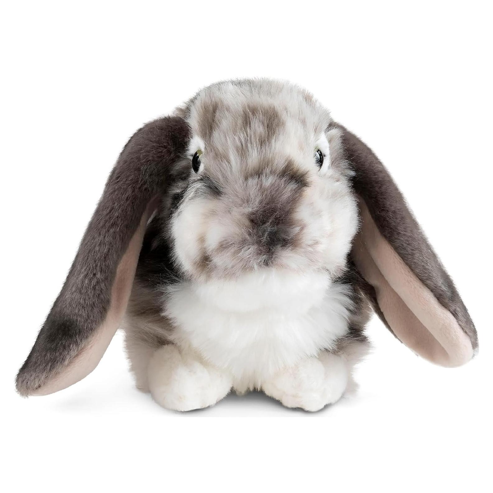 Conejo de Peluche Living Nature Dutch Lop Eared Gris 30 cm