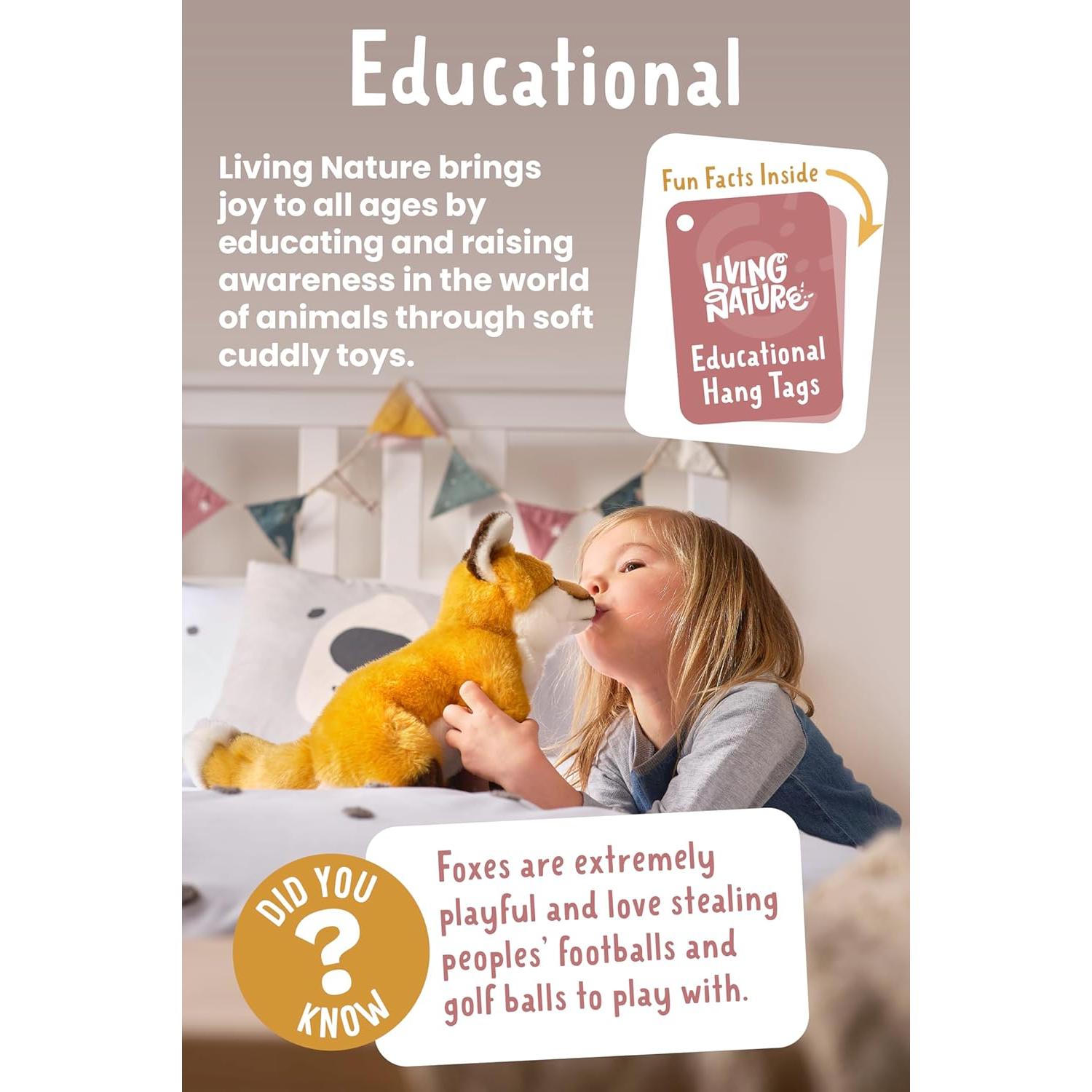 Conejo de Peluche Living Nature Dutch Lop Eared Gris 30 cm