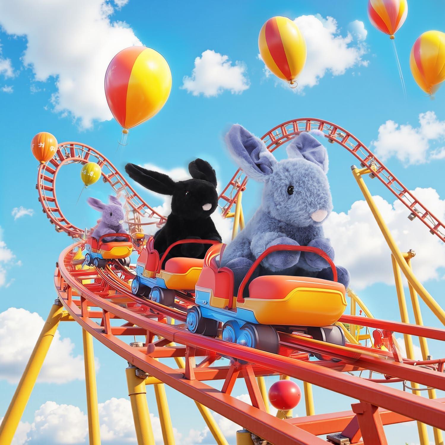 Conejo de Peluche Azul Marino Apricot Lamb 20 cm Suave