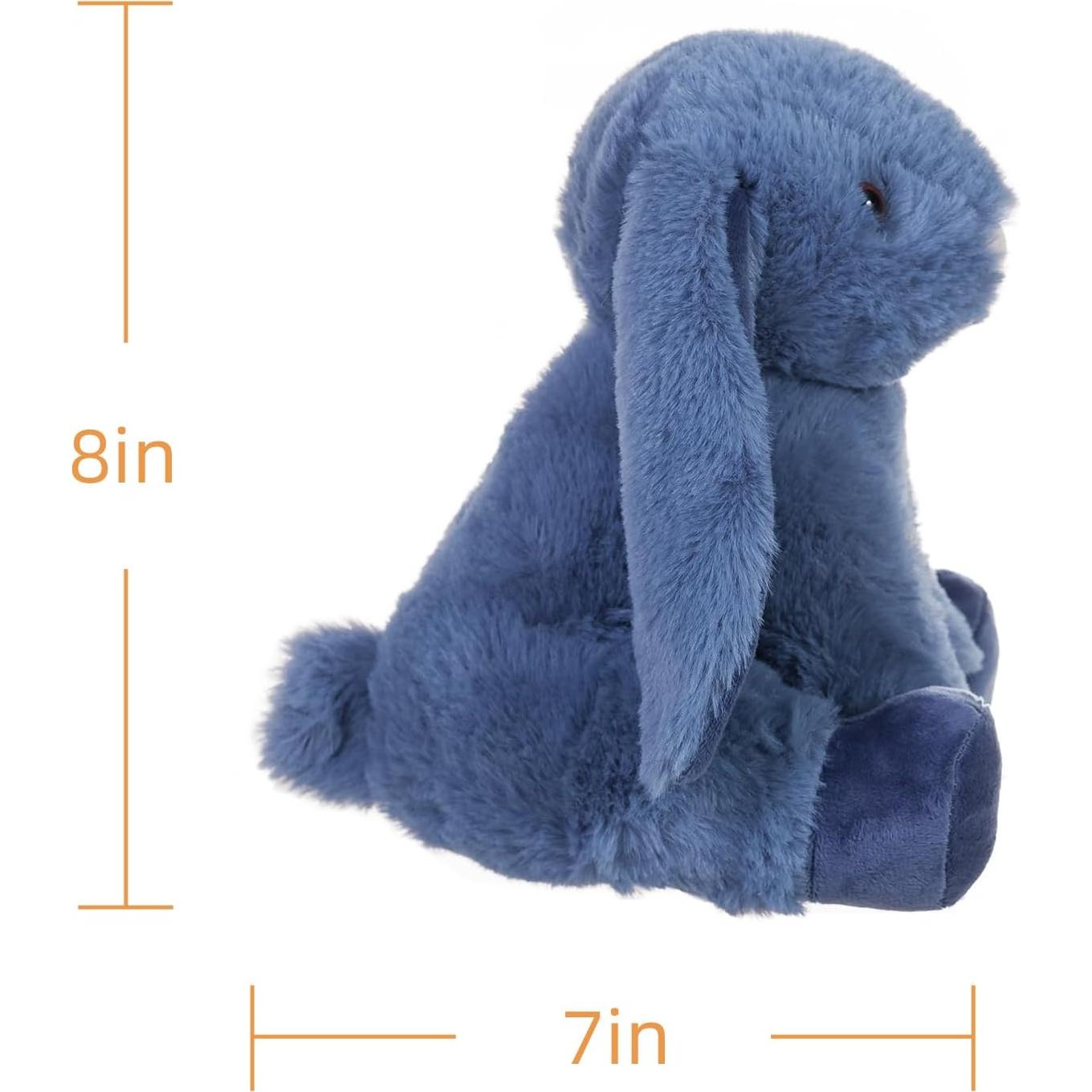 Conejo de Peluche Azul Marino Apricot Lamb 20 cm Suave