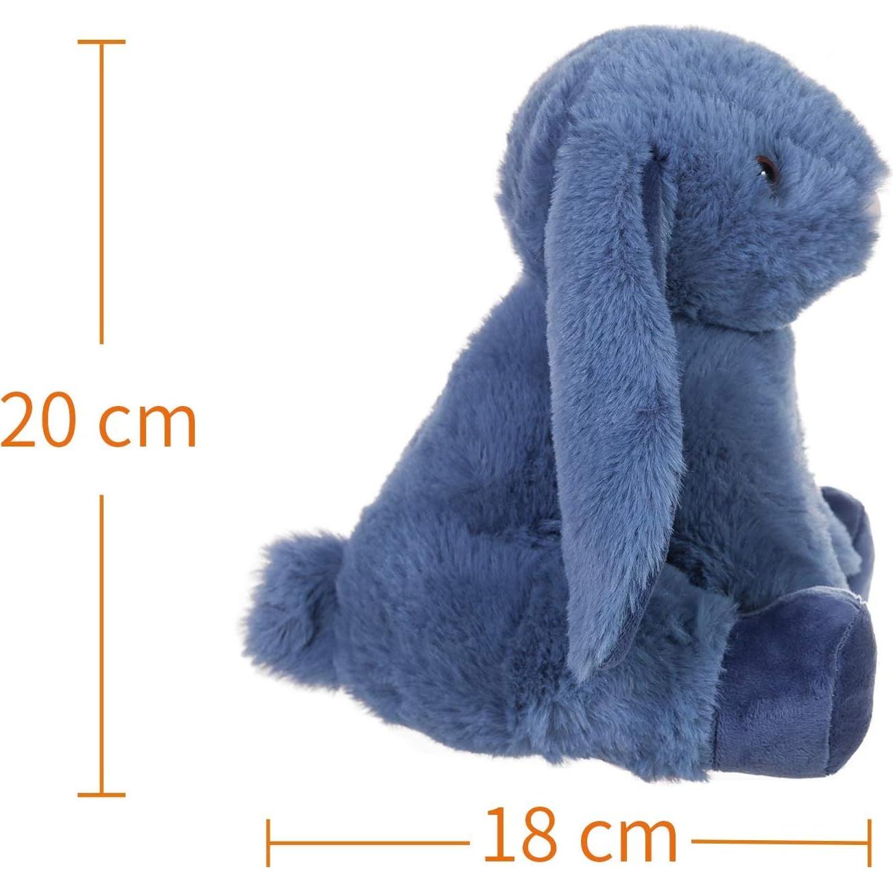 Conejo de Peluche Azul Marino Apricot Lamb 20 cm Suave