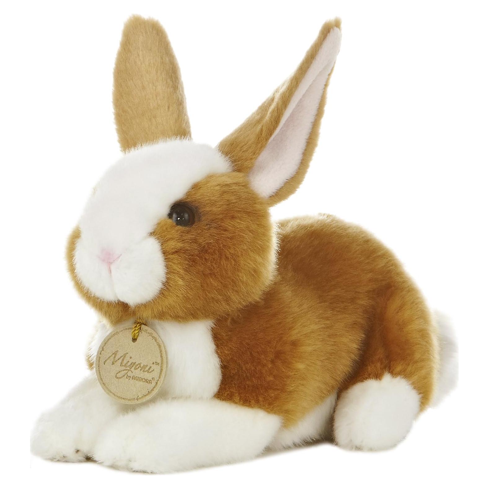 Conejo Holandés de Peluche Aurora Miyoni 20 cm Marrón