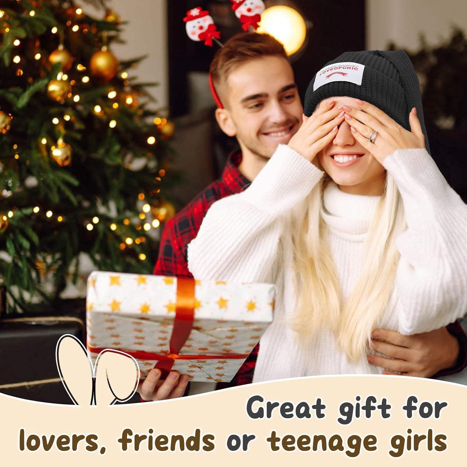 Gorro de Conejo YIKOEE para Mujeres - Tejido Suave y Cálido