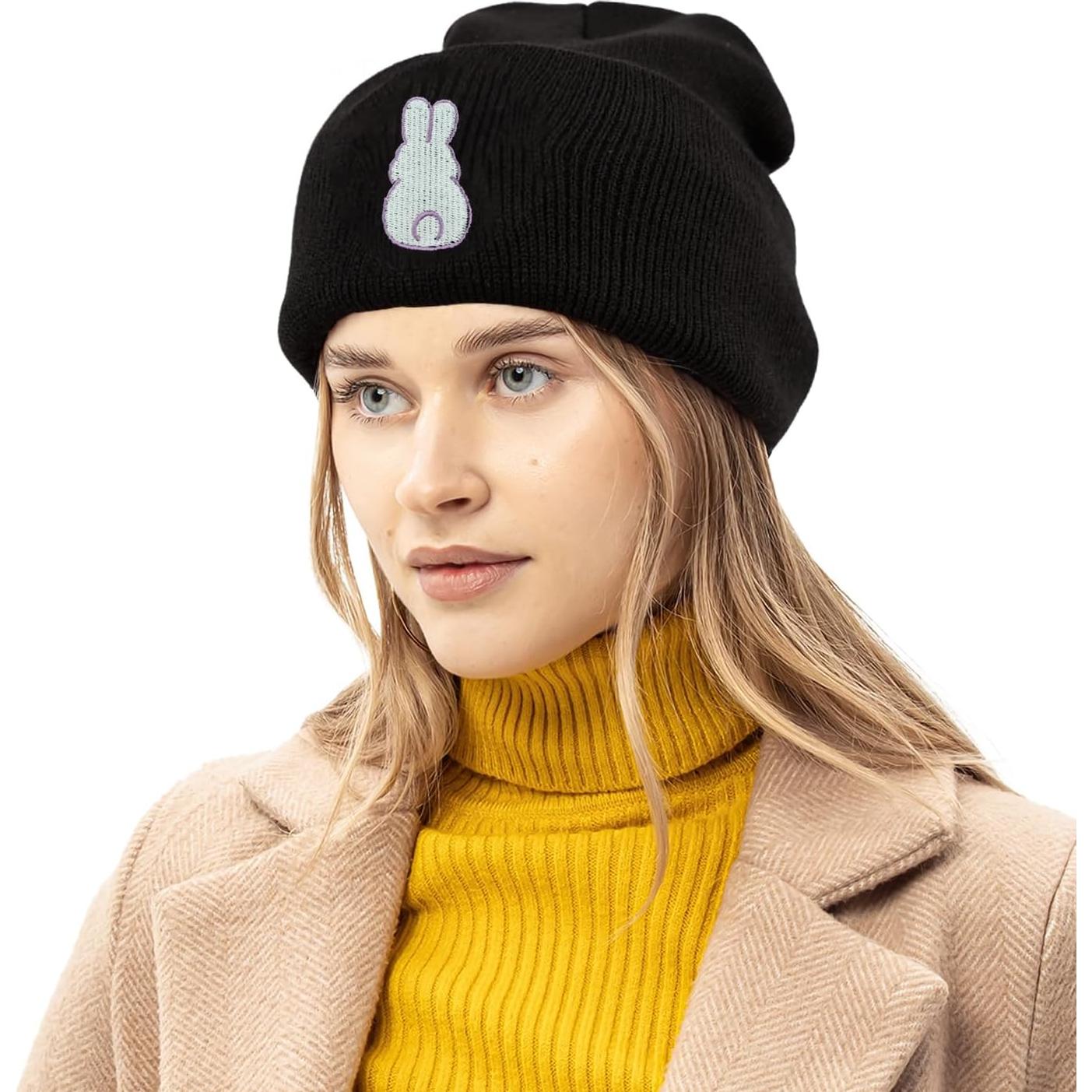 Gorro de punto unisex Mutakin con bordado de perro