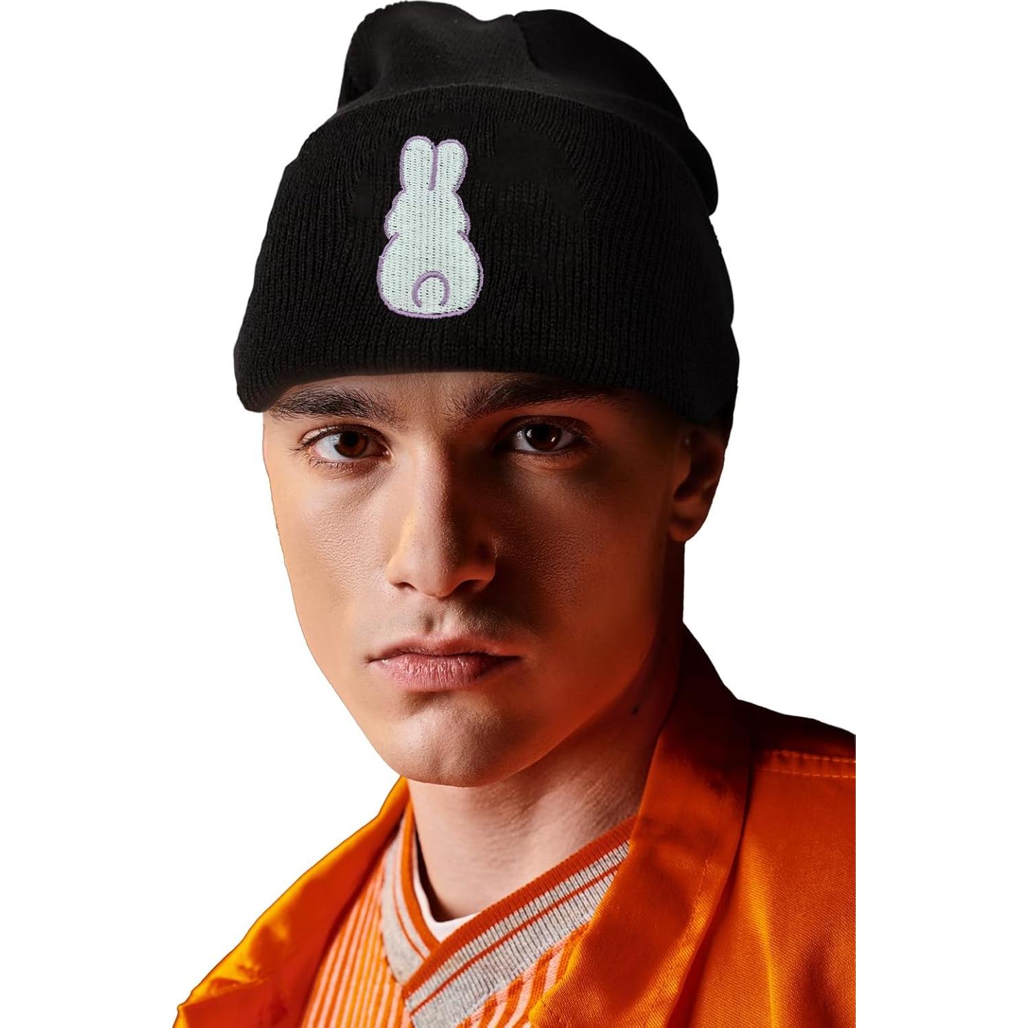 Gorro de punto unisex Mutakin con bordado de perro