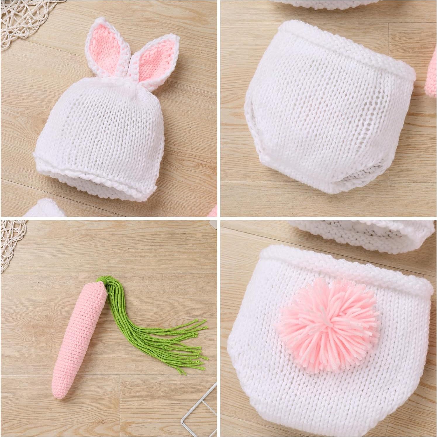 Conjunto de Ropa de Pascua para Bebé IBTOM CASTLE Ganchillo