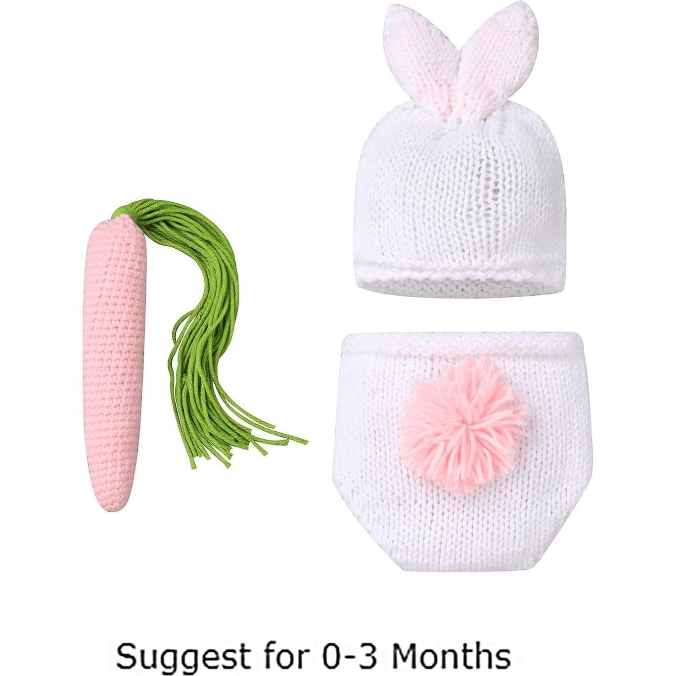 Conjunto de Ropa de Pascua para Bebé IBTOM CASTLE Ganchillo