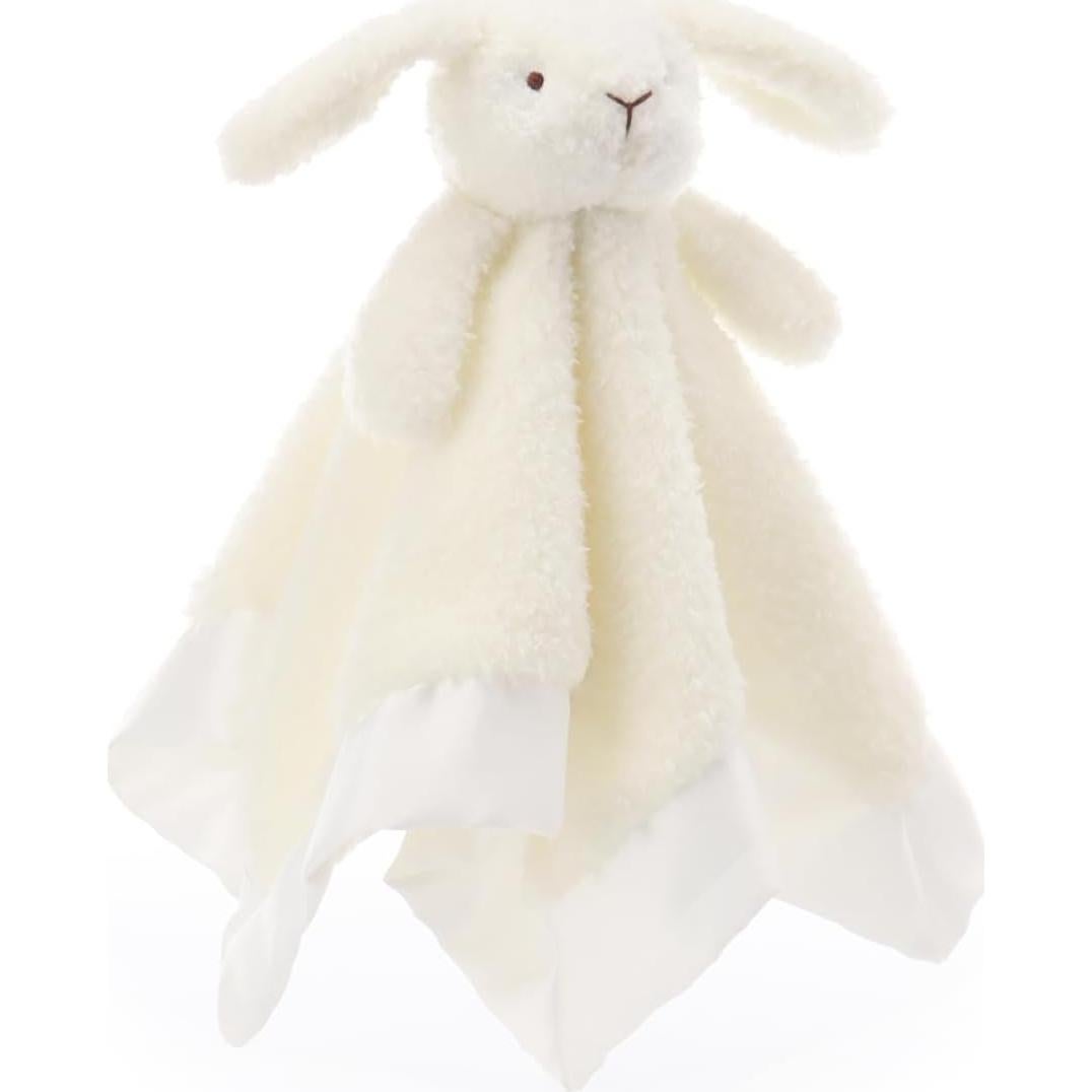 Manta de Seguridad Conejo Blanco Cordero Albaricoque 35 cm