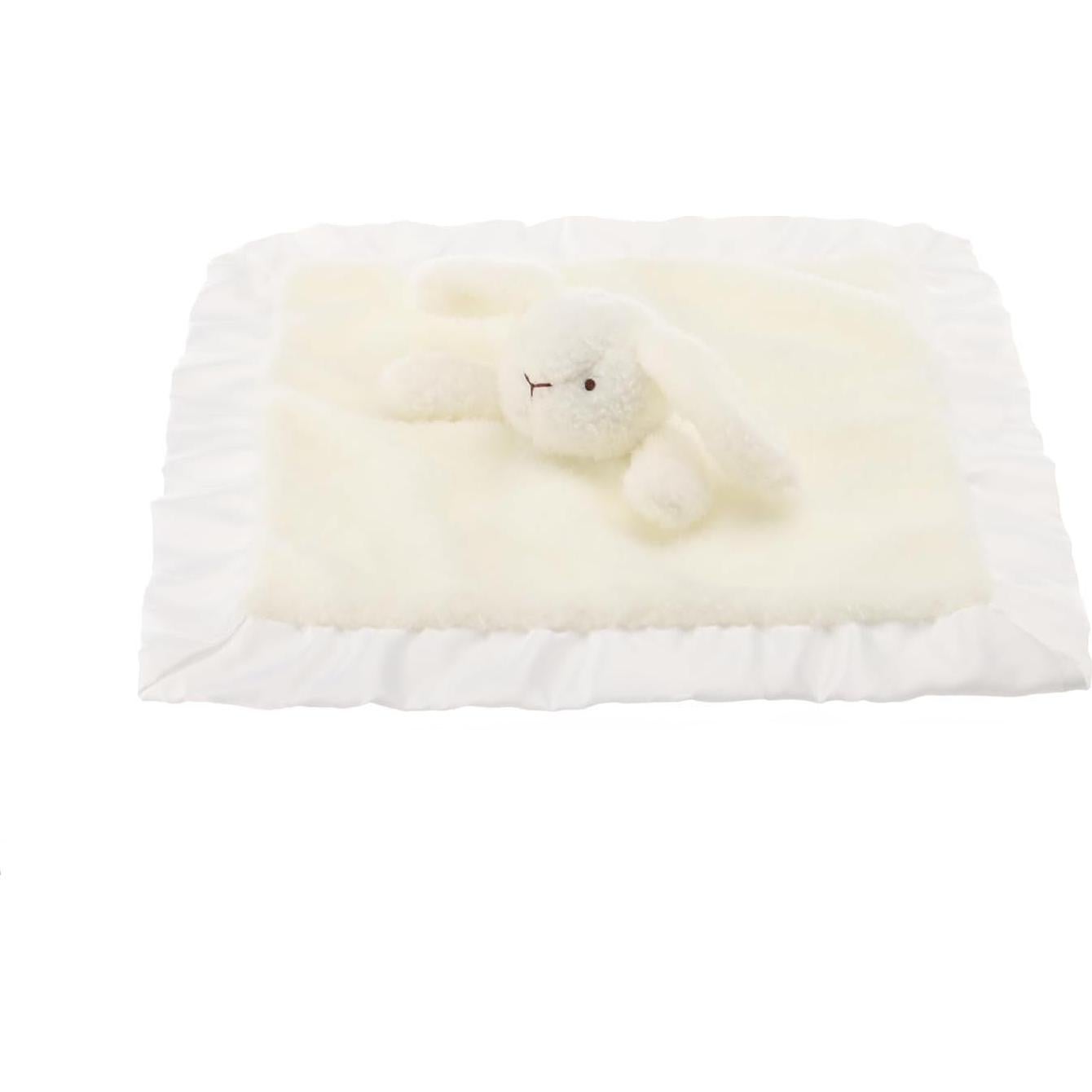 Manta de Seguridad Conejo Blanco Cordero Albaricoque 35 cm