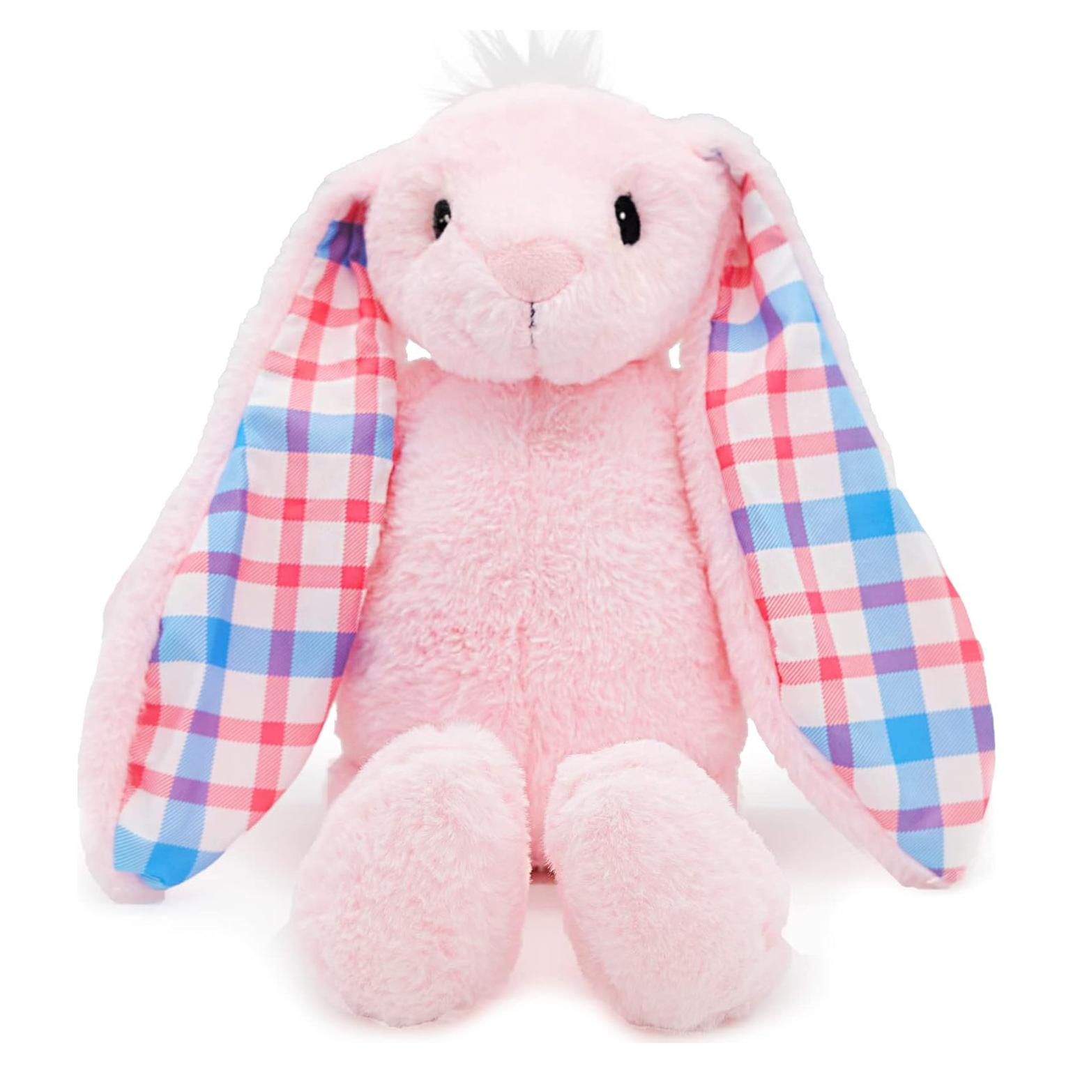 Conejo de Peluche Rosa Plushible 35.56 cm Suave y Abrazable