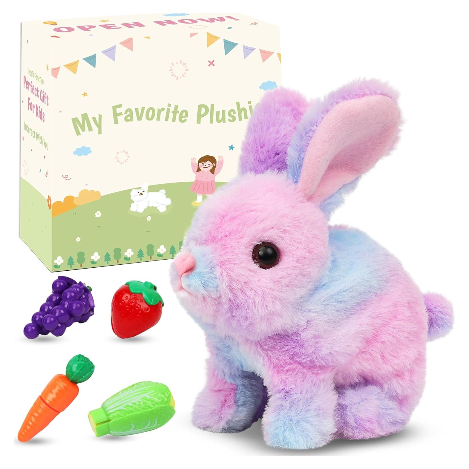 Conejo Saltarín Interactivo Easfan 18 cm Peluche con Sonidos